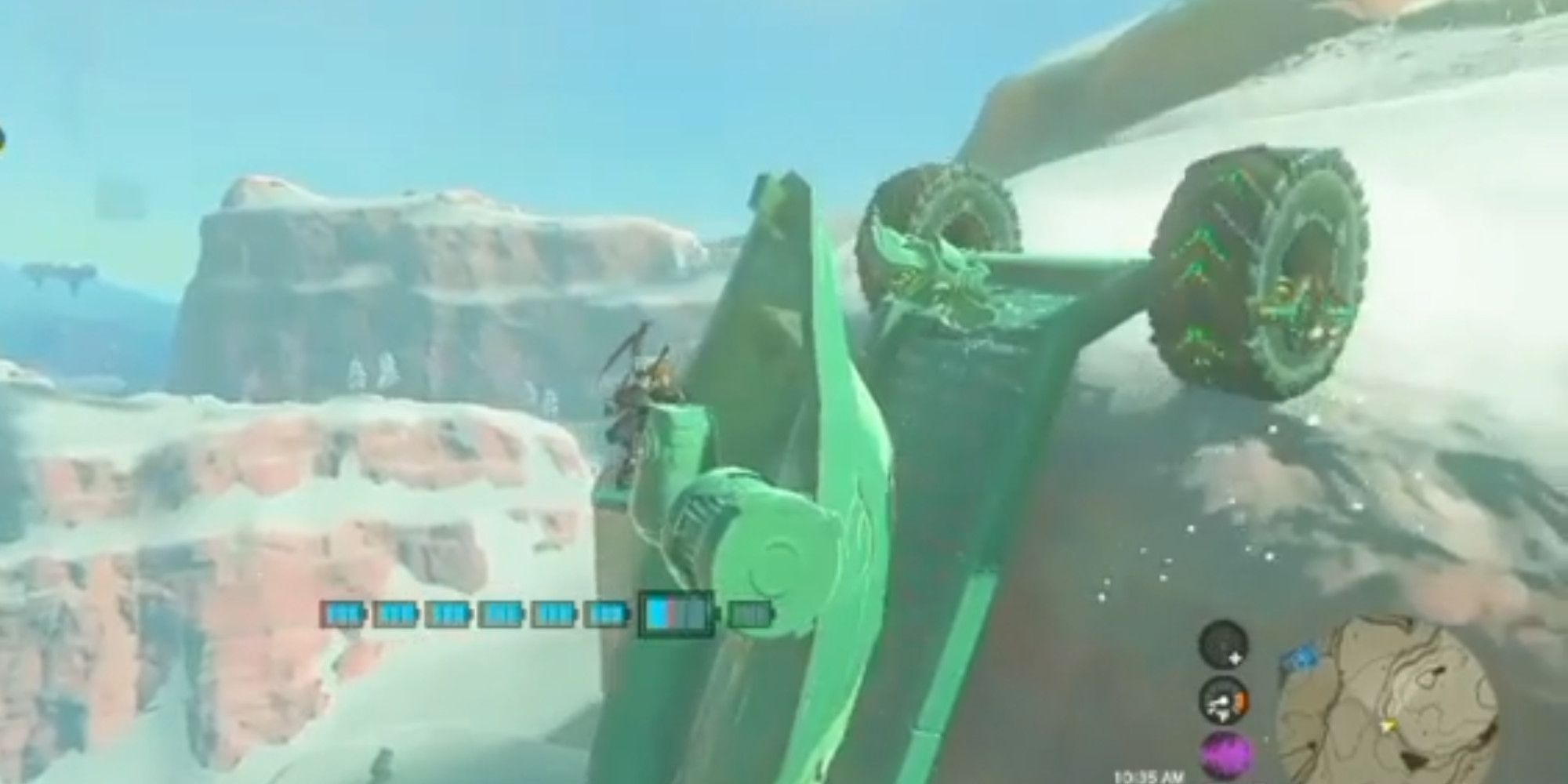 Tears Of The Kingdom Player Creates A Vehicle That Can Drive Up Walls