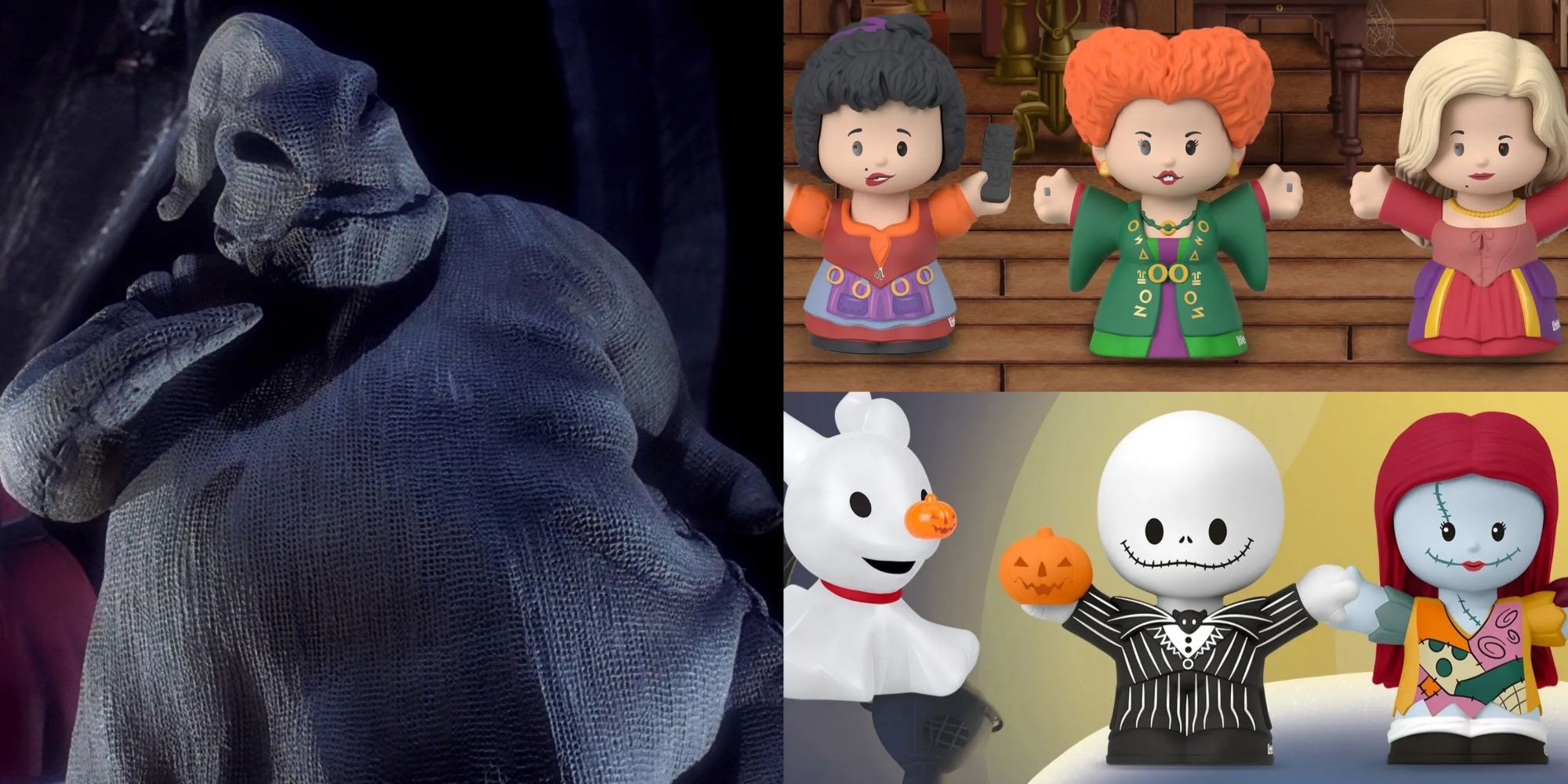 Mattel Shows Off Two Disney Halloween-Themed Little People Collector Sets