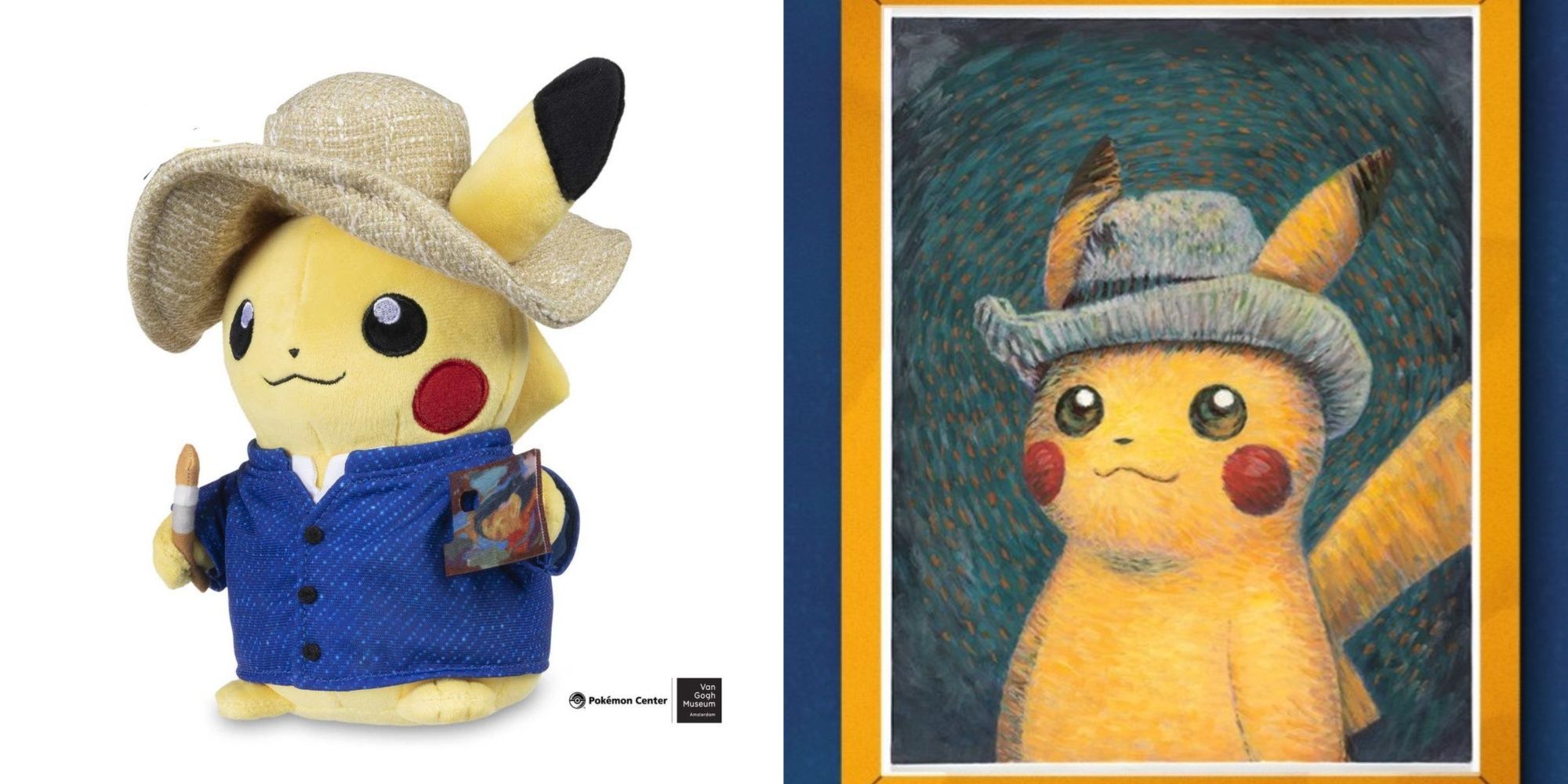 Pokemon's Van Gogh Pikachu Plush Now Availble To Pre-Order