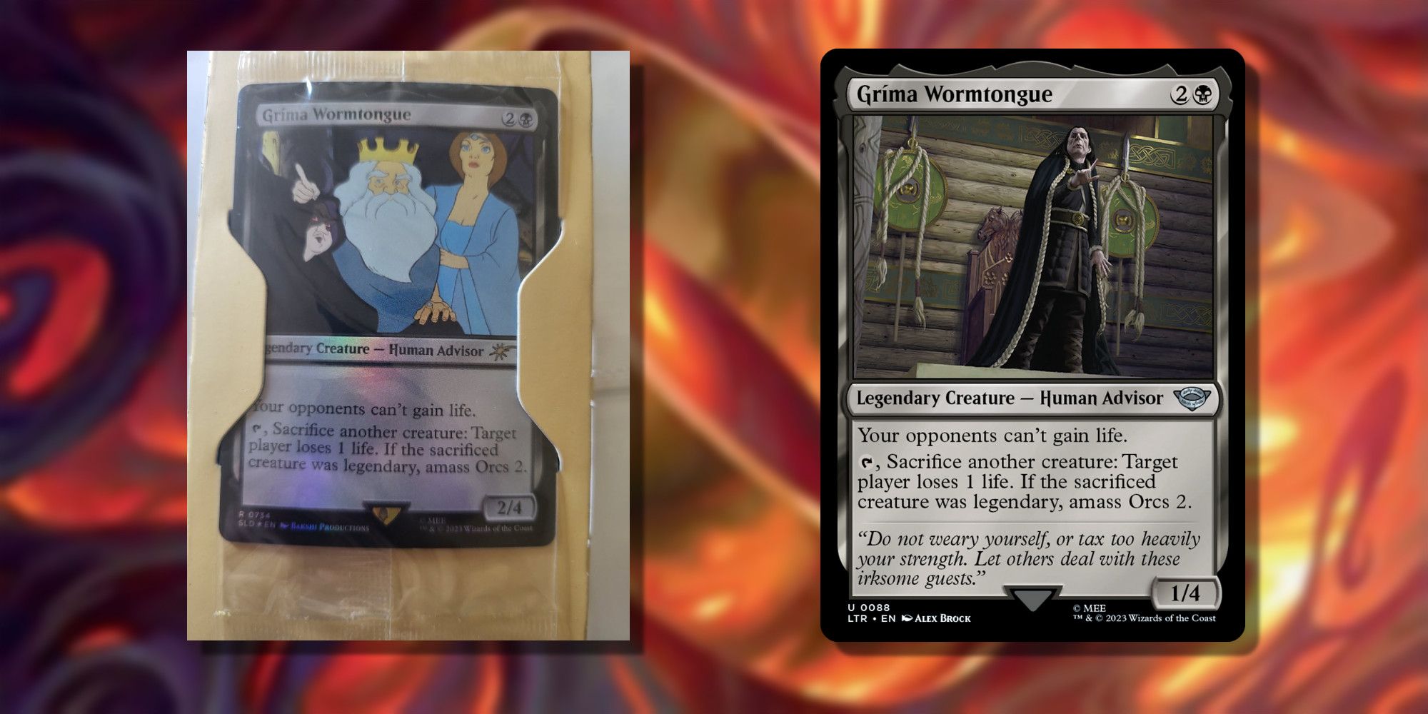 MTG's Lord Of The Rings Secret Lair Bonus Is A Misprint Of An 8¢ Uncommon Card