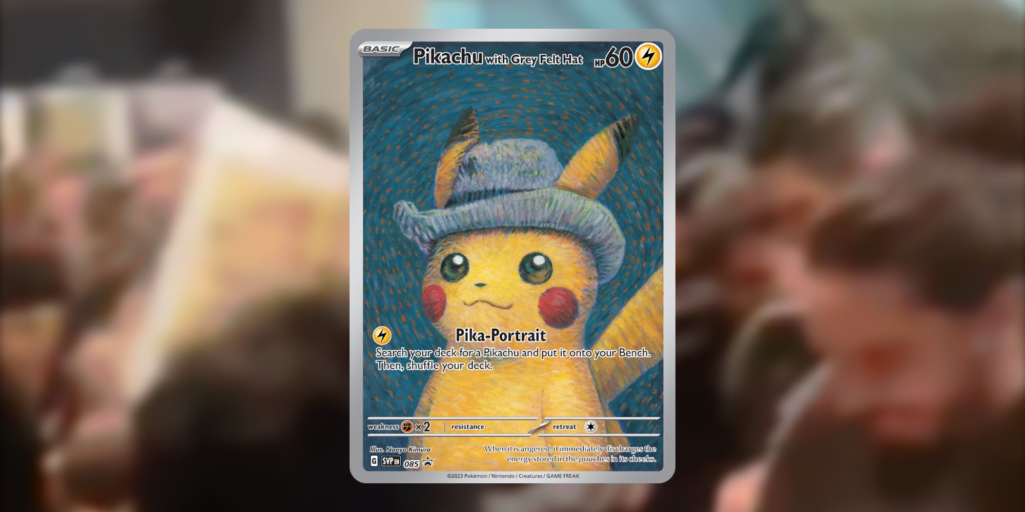 Pikachu Promo Card Causes Chaos At A Van Gogh Museum