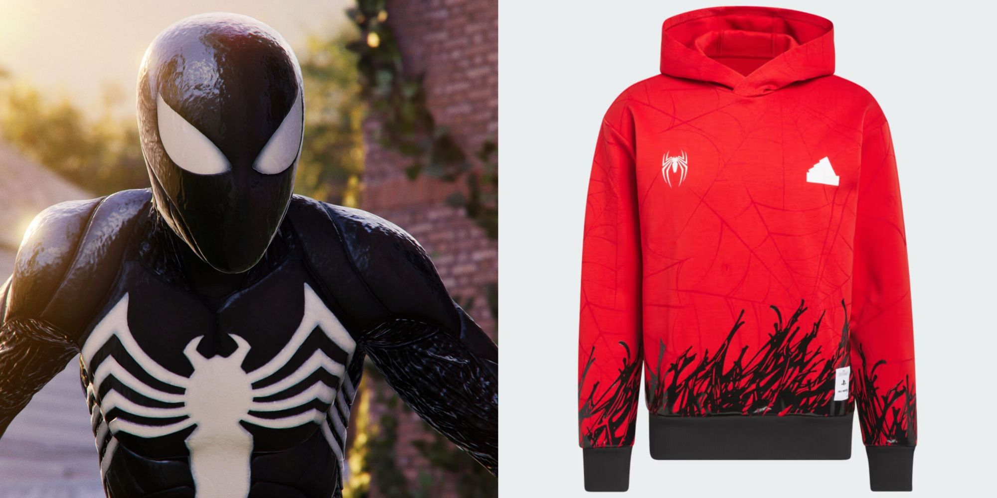 Adidas Reveals Symbiote Spider-Man Hoodie To Match Its Shoes, Available Now