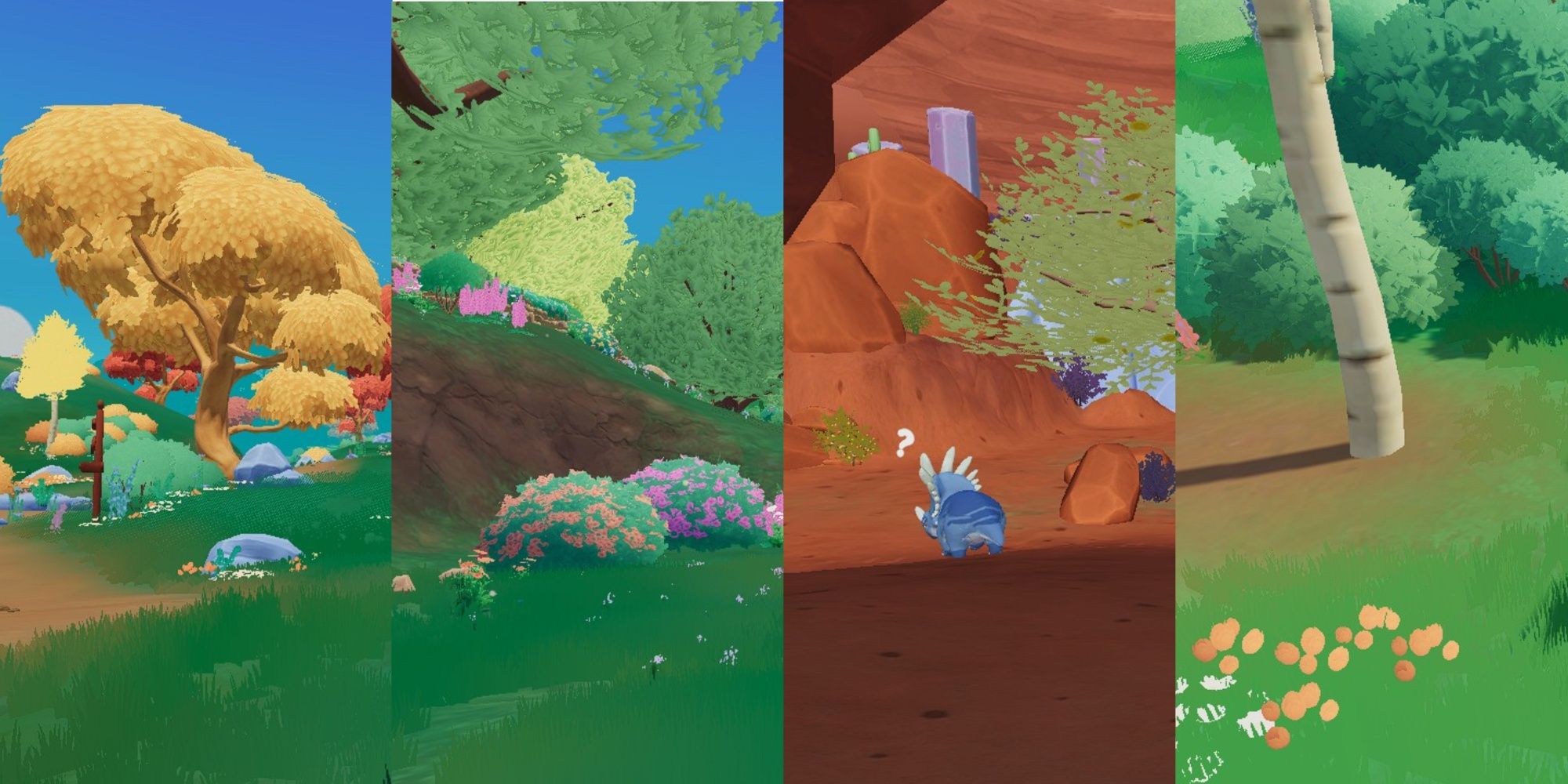 Paleo Pines: Seasonal Changes In Each Area