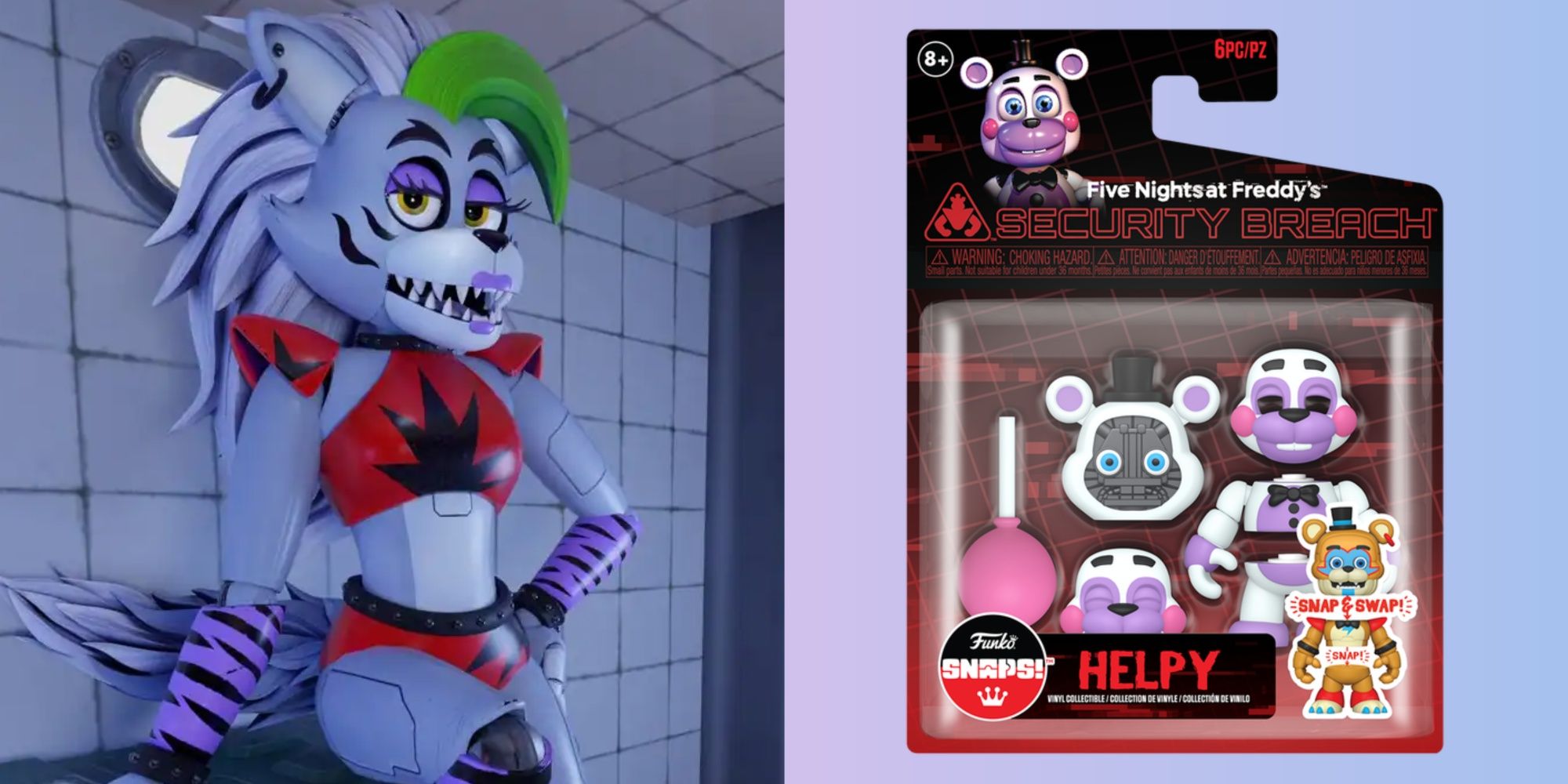 Five Nights At Freddy's Helpy And Roxanne Funko Snaps Available For Pre-Order
