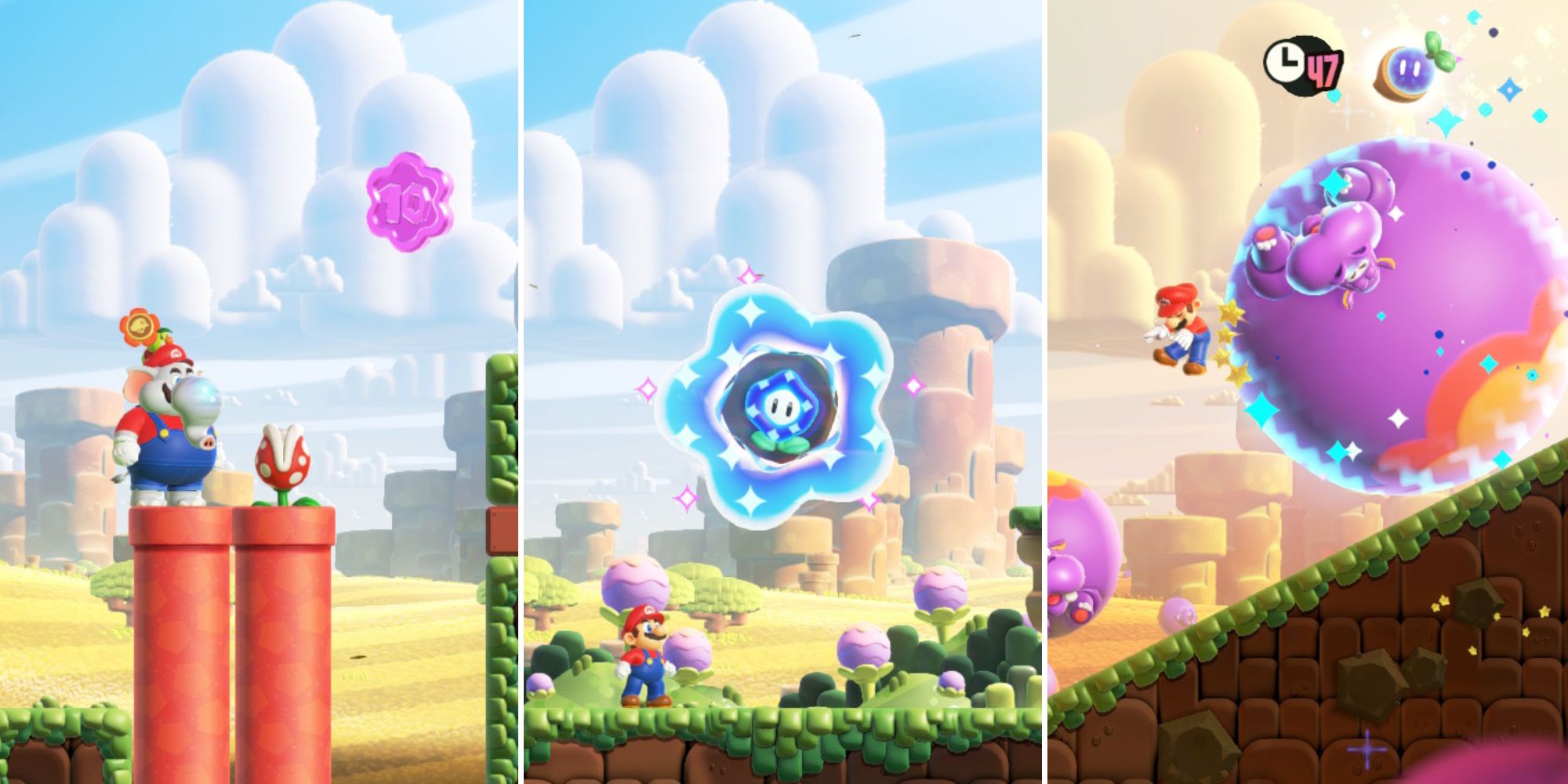 Super Mario Bros. Wonder: All Flower Coins And Wonder Seeds In Here Come The Hoppos