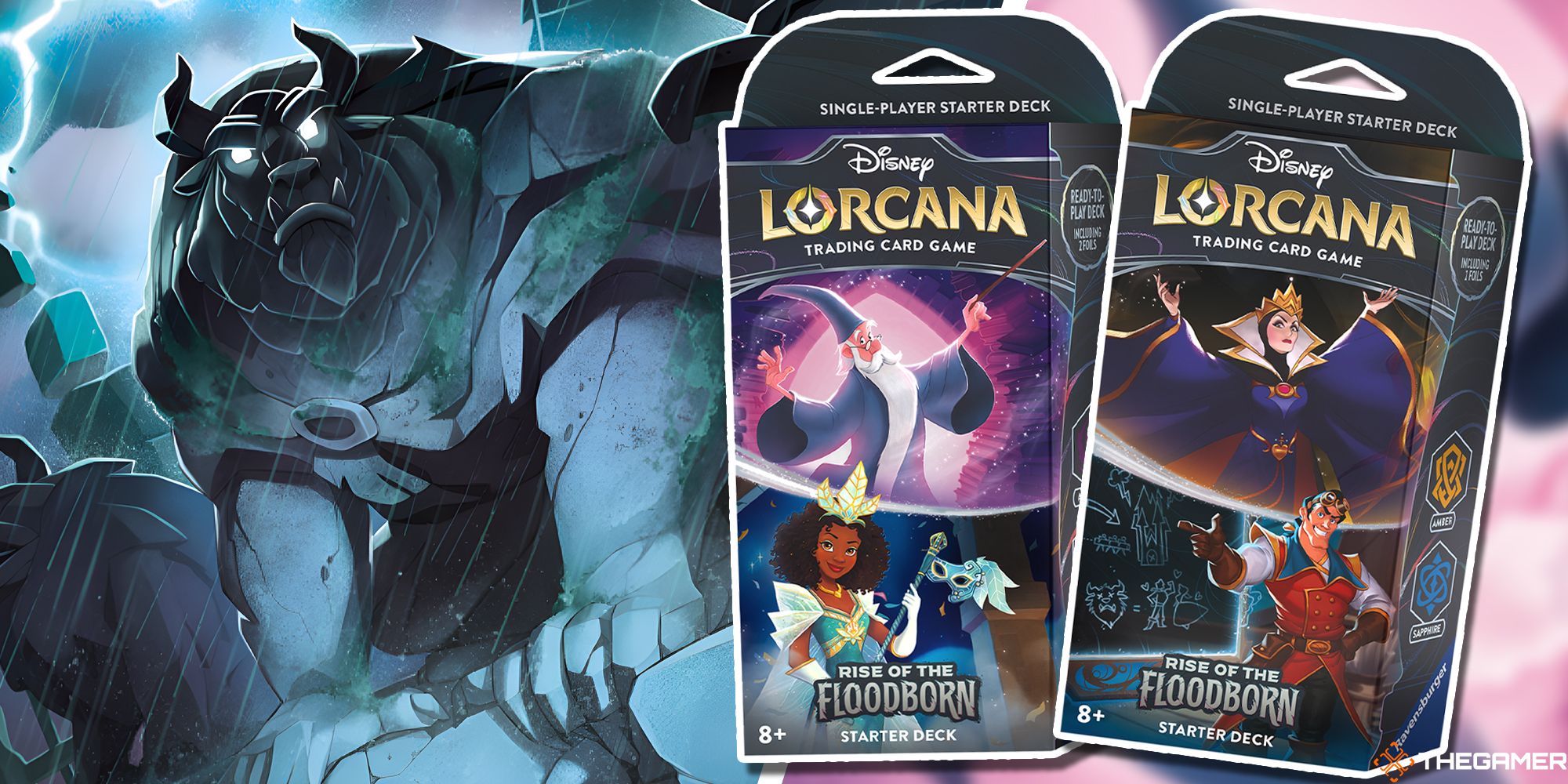 Disney Lorcana's Rise of the Floodborn Starter Decks Are Exactly What You Want Them To Be