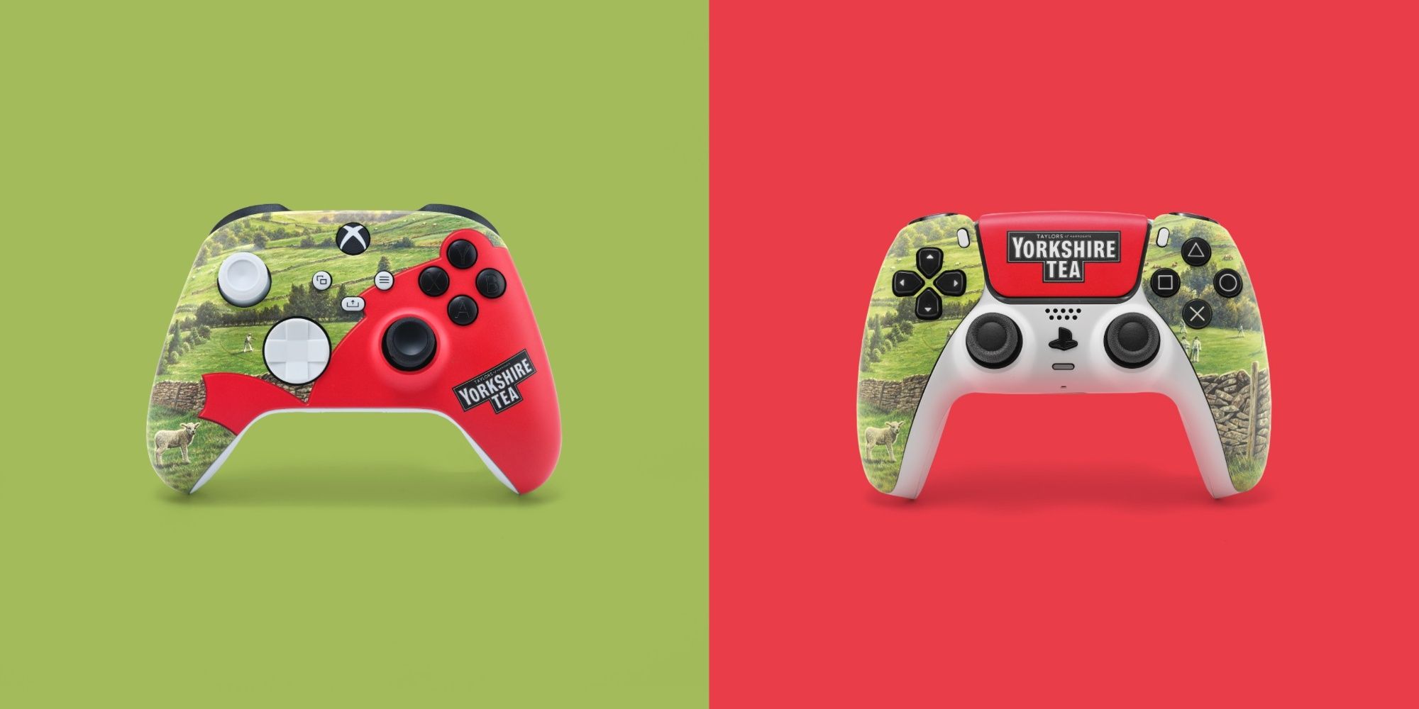 Yorkshire Tea PS5 And Xbox Controller Concepts Are A Reality And Available Now