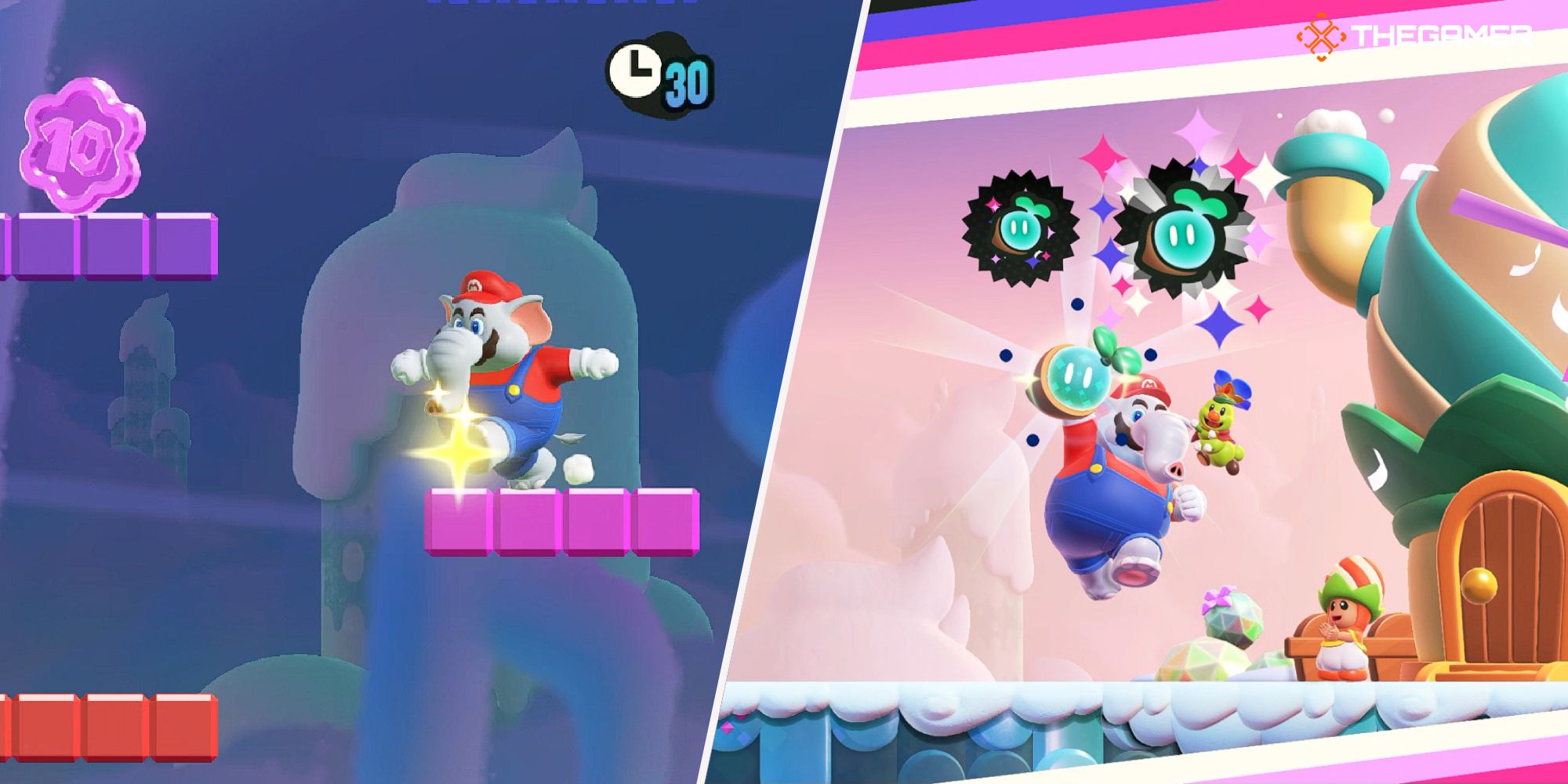 Super Mario Bros. Wonder: All Flower Coins And Wonder Seeds In Jump! Jump! Jump!
