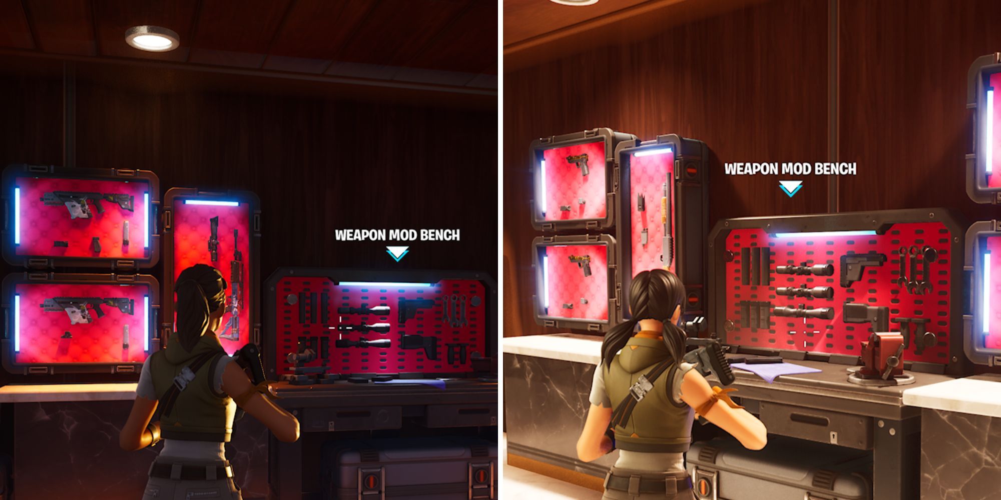 Fortnite: Chapter 5 - All Mod Bench Locations