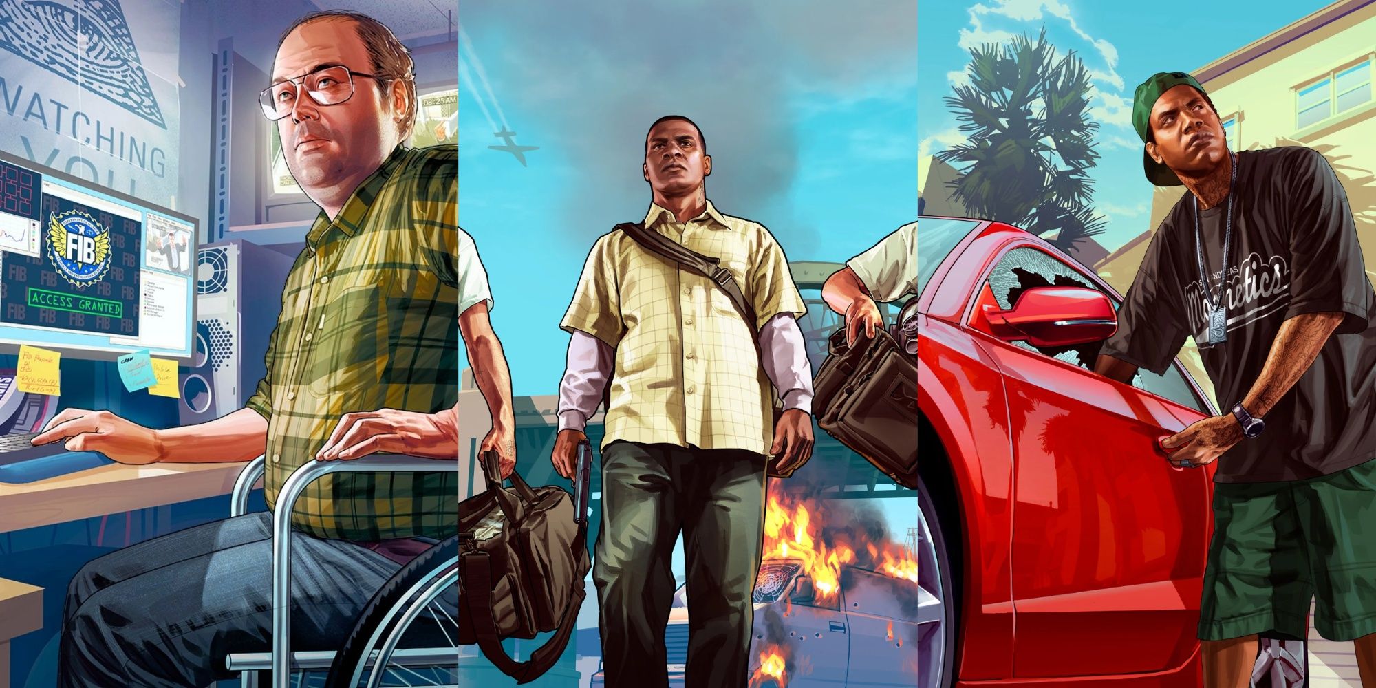 Grand Theft Auto 5: All Main Characters And Their Voice Actors