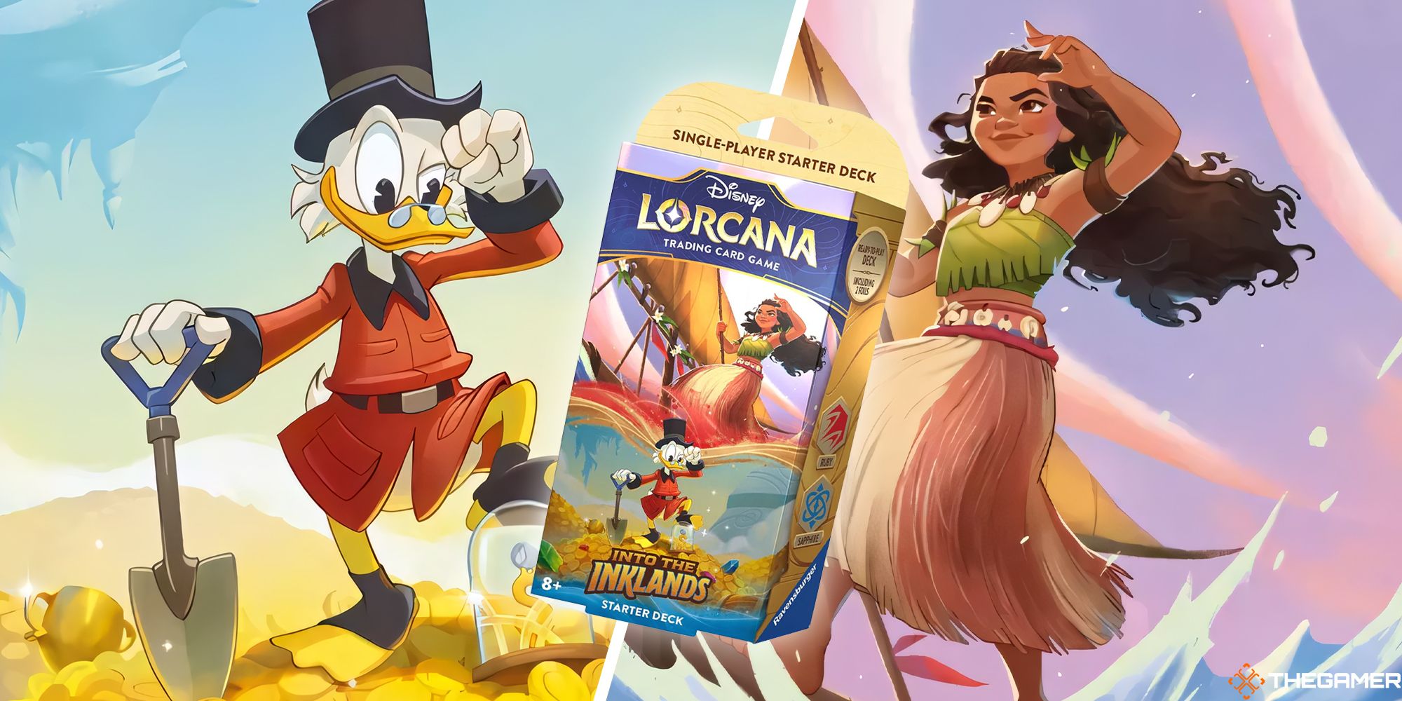 Disney Lorcana: Into The Inklands Ruby/Sapphire Starter Deck Guide