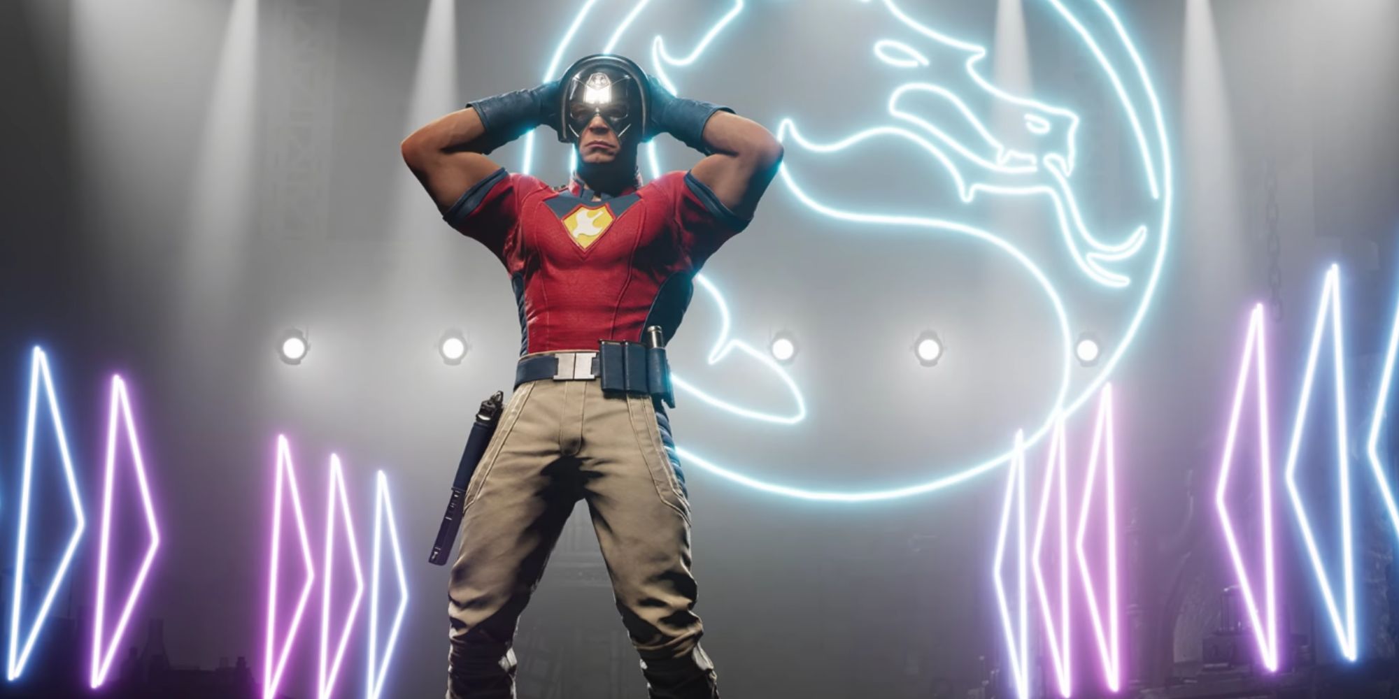 Peacemaker's Gear In Mortal Kombat 1 Is His Helmet