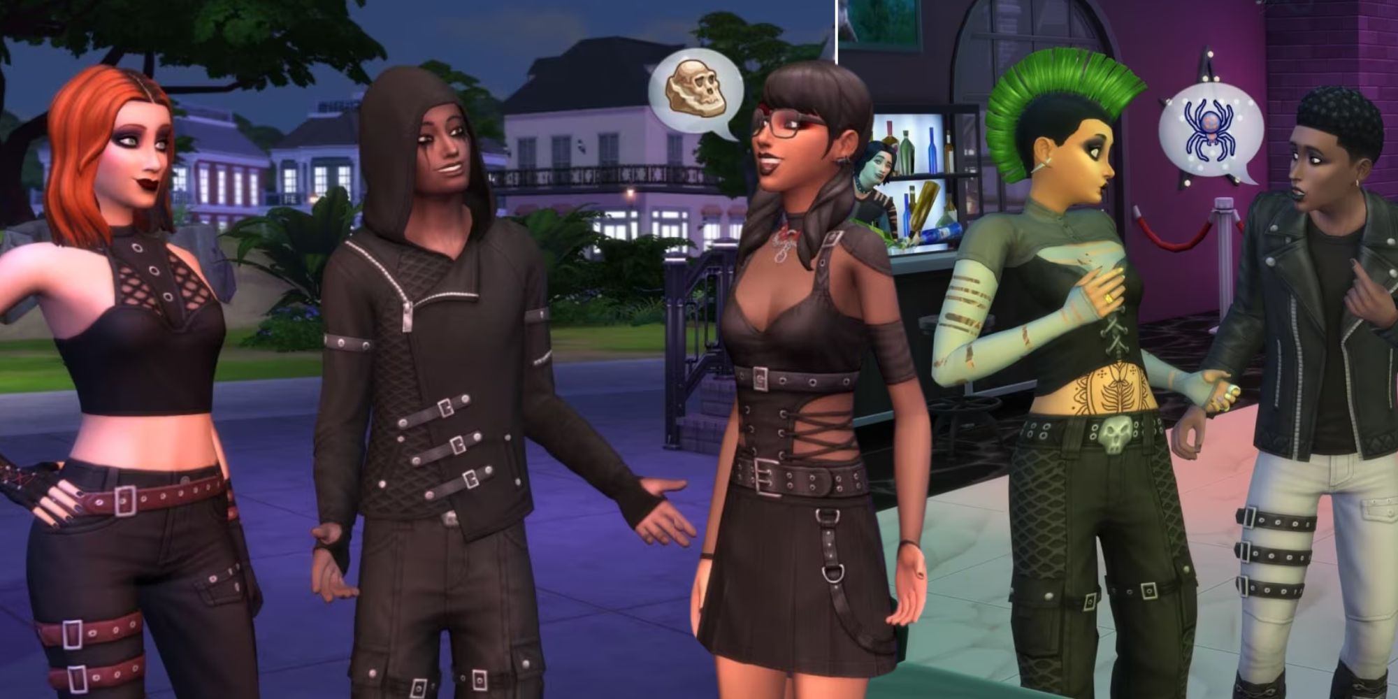 The Sims 4: Everything Included In The Goth Galore Kit