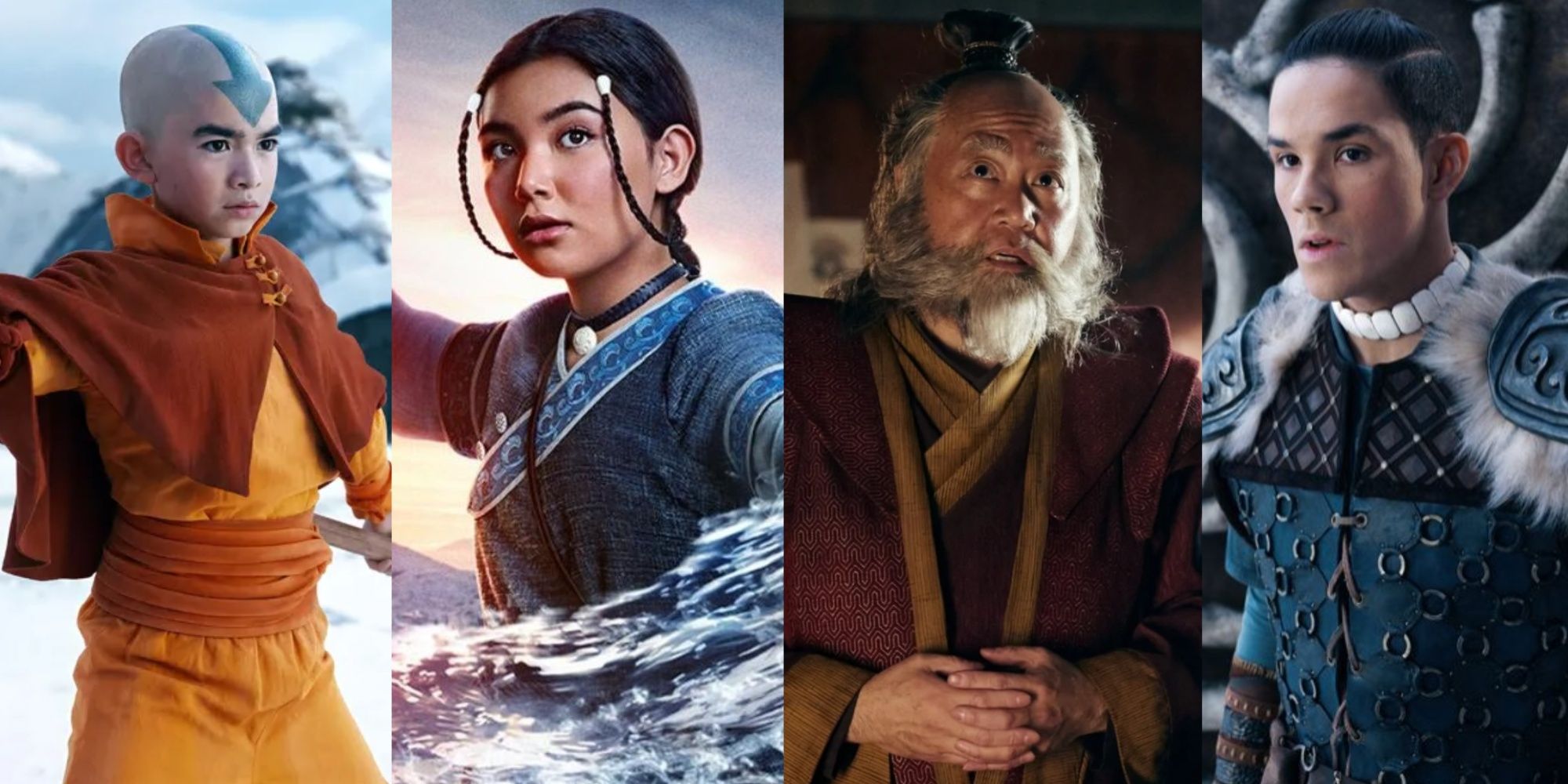 All Main Characters And Their Actors In The Netflix Avatar: The Last Airbender Show
