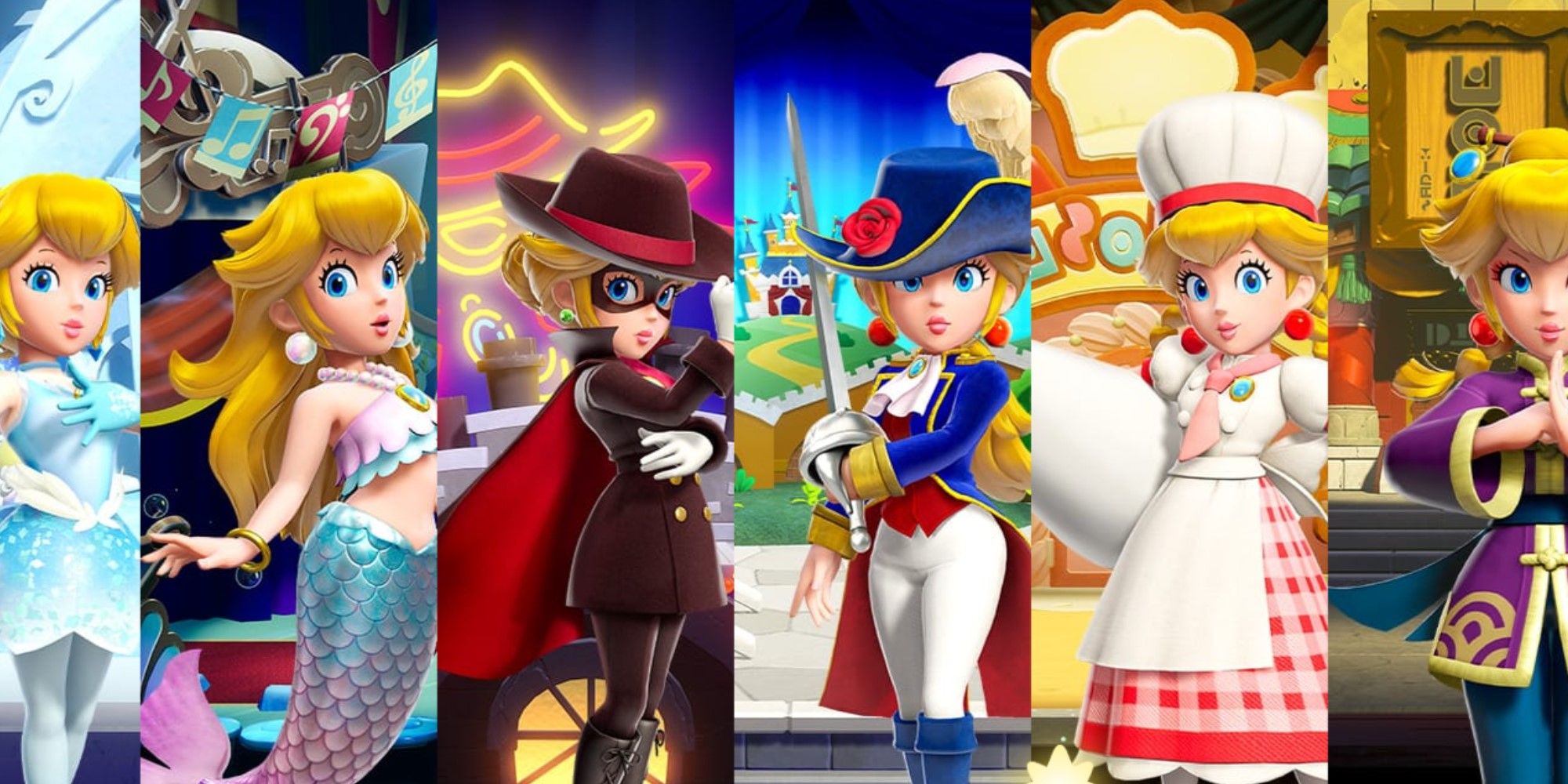 Princess Peach: Showtime - All Dresses And How To Get Them