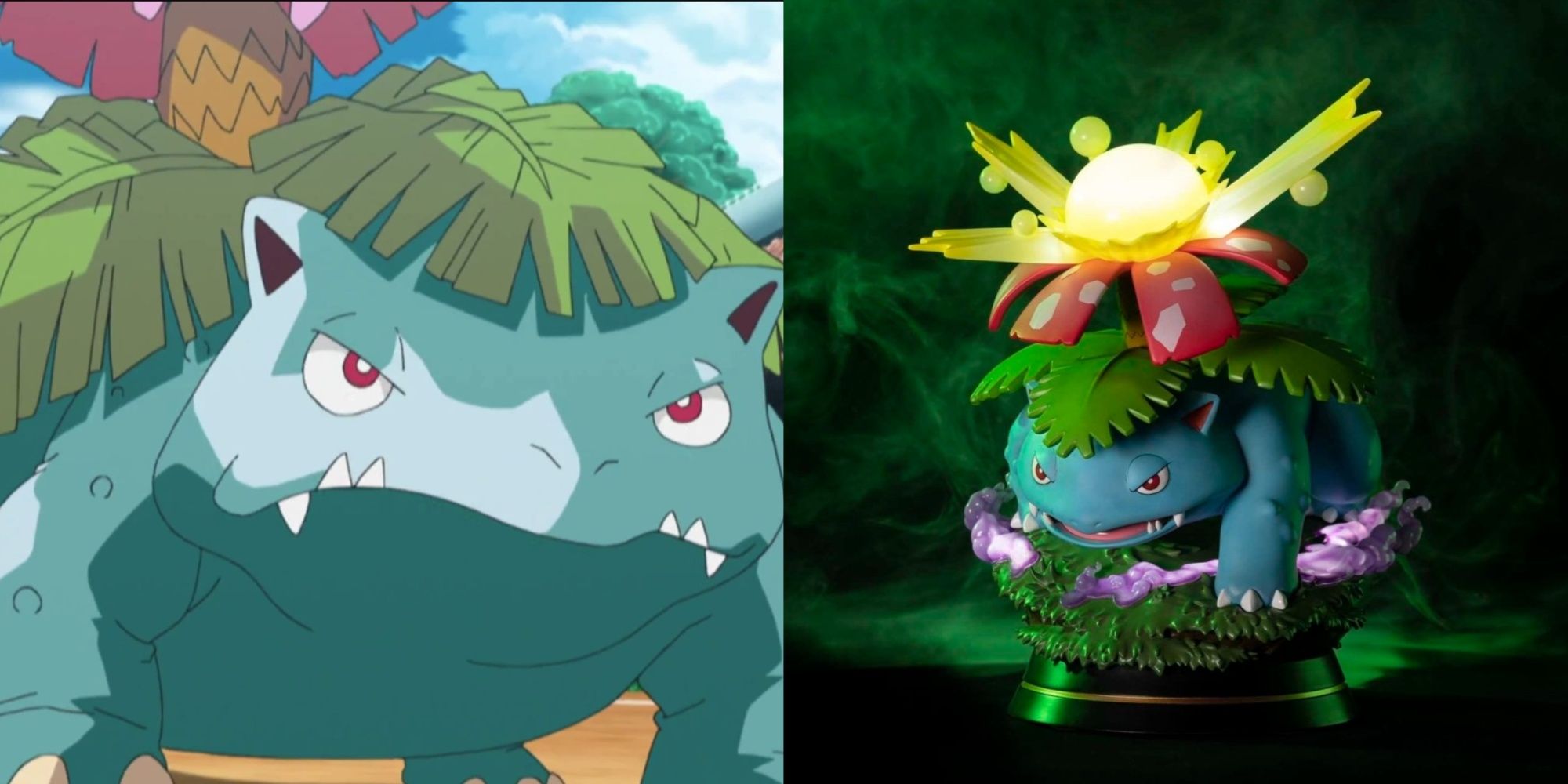 Pokemon's $300 Venasaur Statue Uses Solar Beam To Light Up Your Room