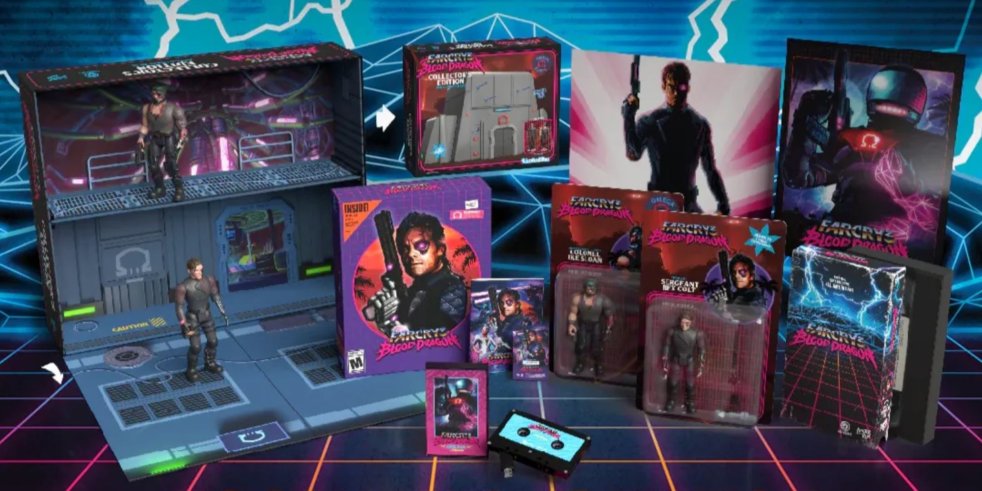 Far Cry 3: Blood Dragon's Collector's Edition Includes Action Figures And A VHS