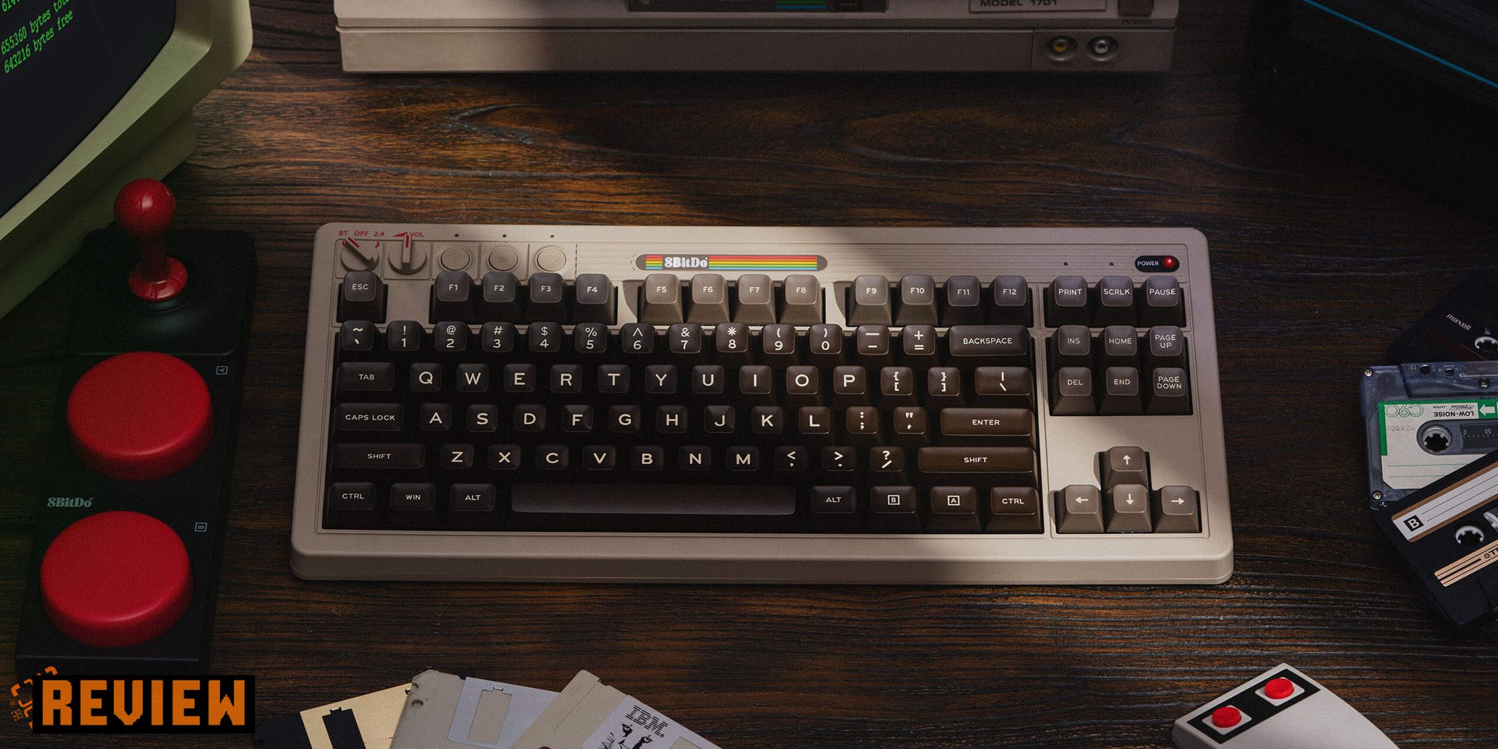 8BitDo Retro Mechanical Keyboard Review - Party Like It's 1982