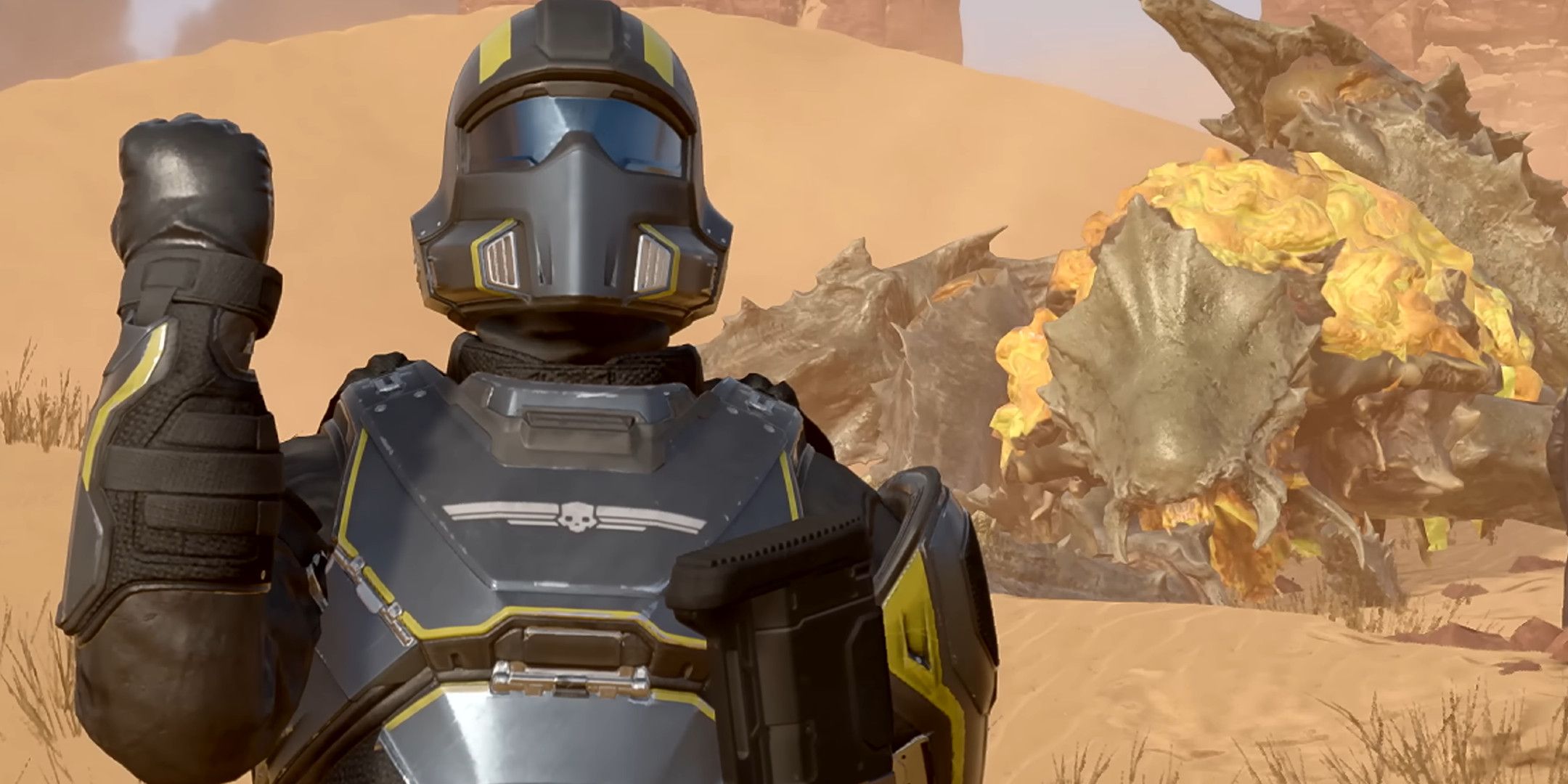 Helldivers 2 Players Somehow Takes Out A Bile Titan With A Charger