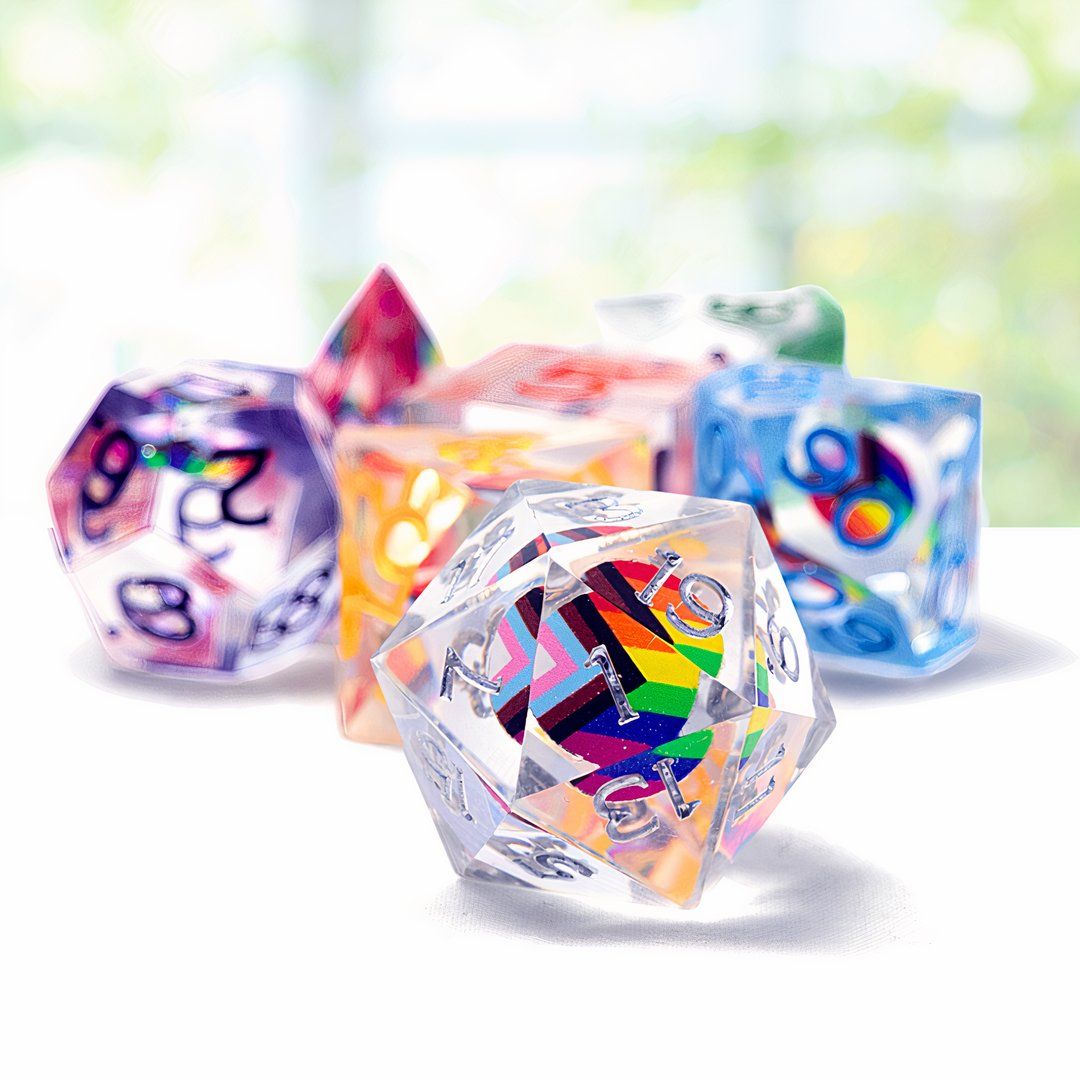 Celebrate Pride With This Limited-Edition Progress Pride Dice Set For D&D