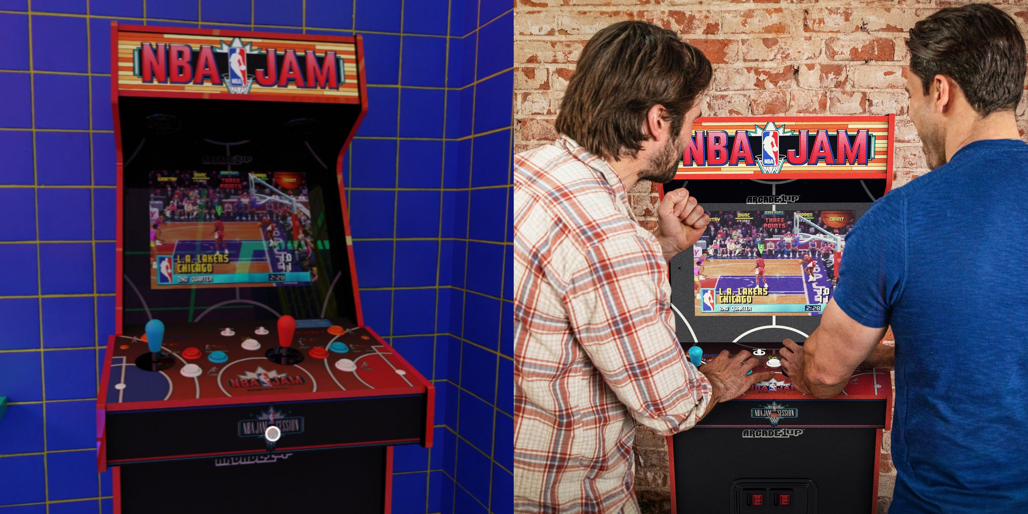 Get A Feel For Arcade1Up's NBA Jam Deluxe Machine In Amazon's Gaming Showcase