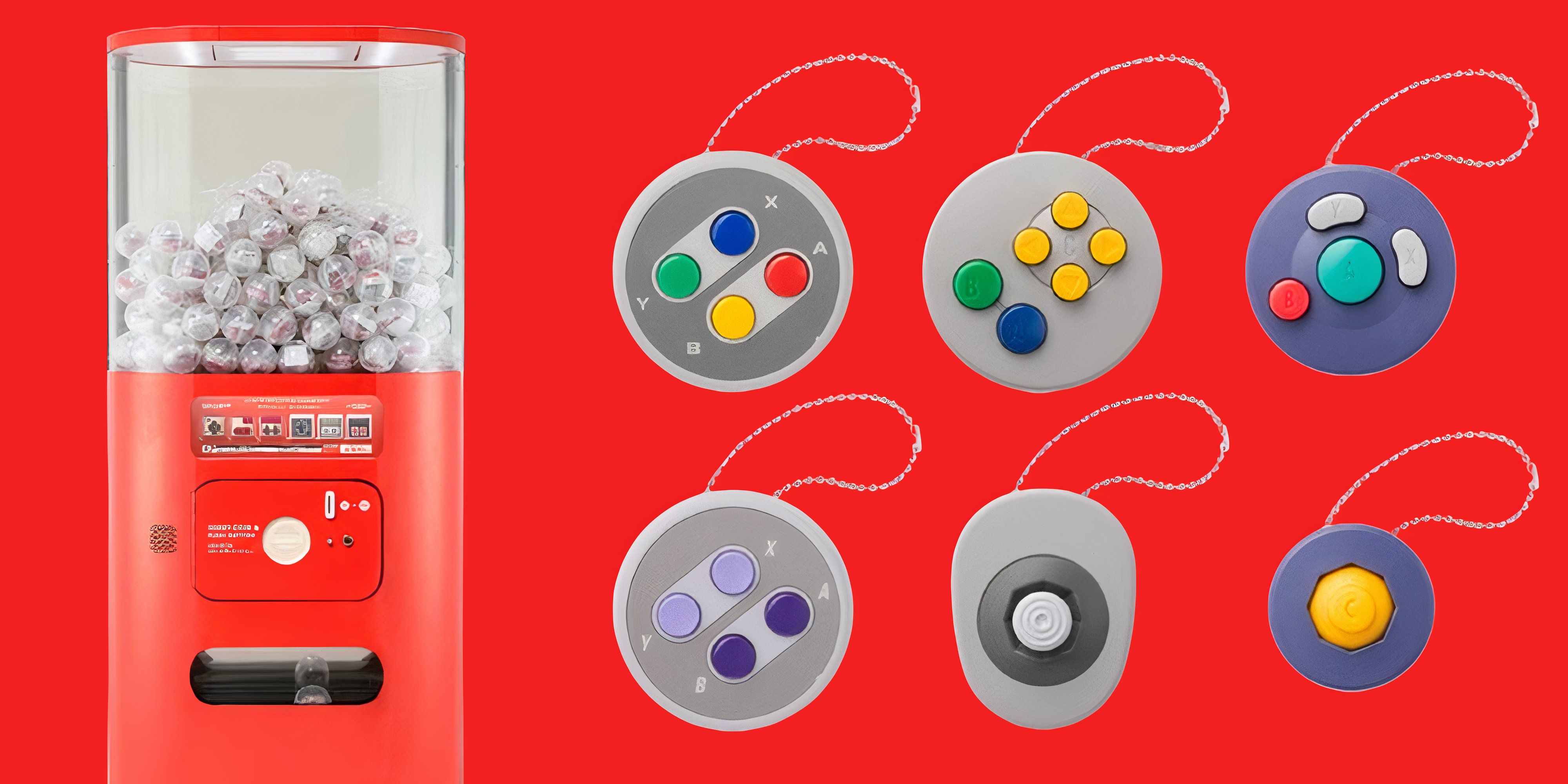 Nintendo's Gacha Keychains Double As Contoller Spare Parts