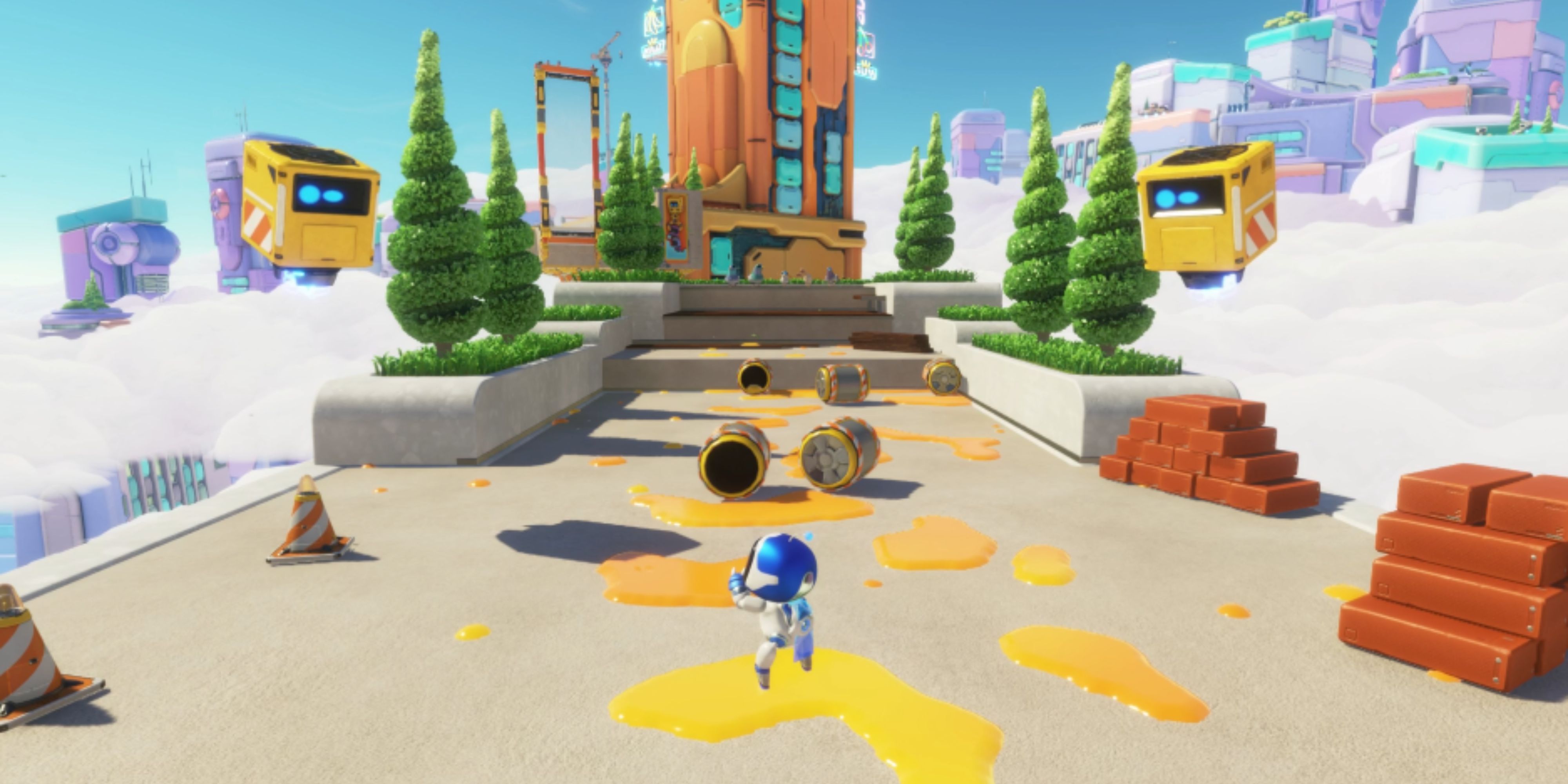 Astro Bot - Every Collectible Location In Construction Derby