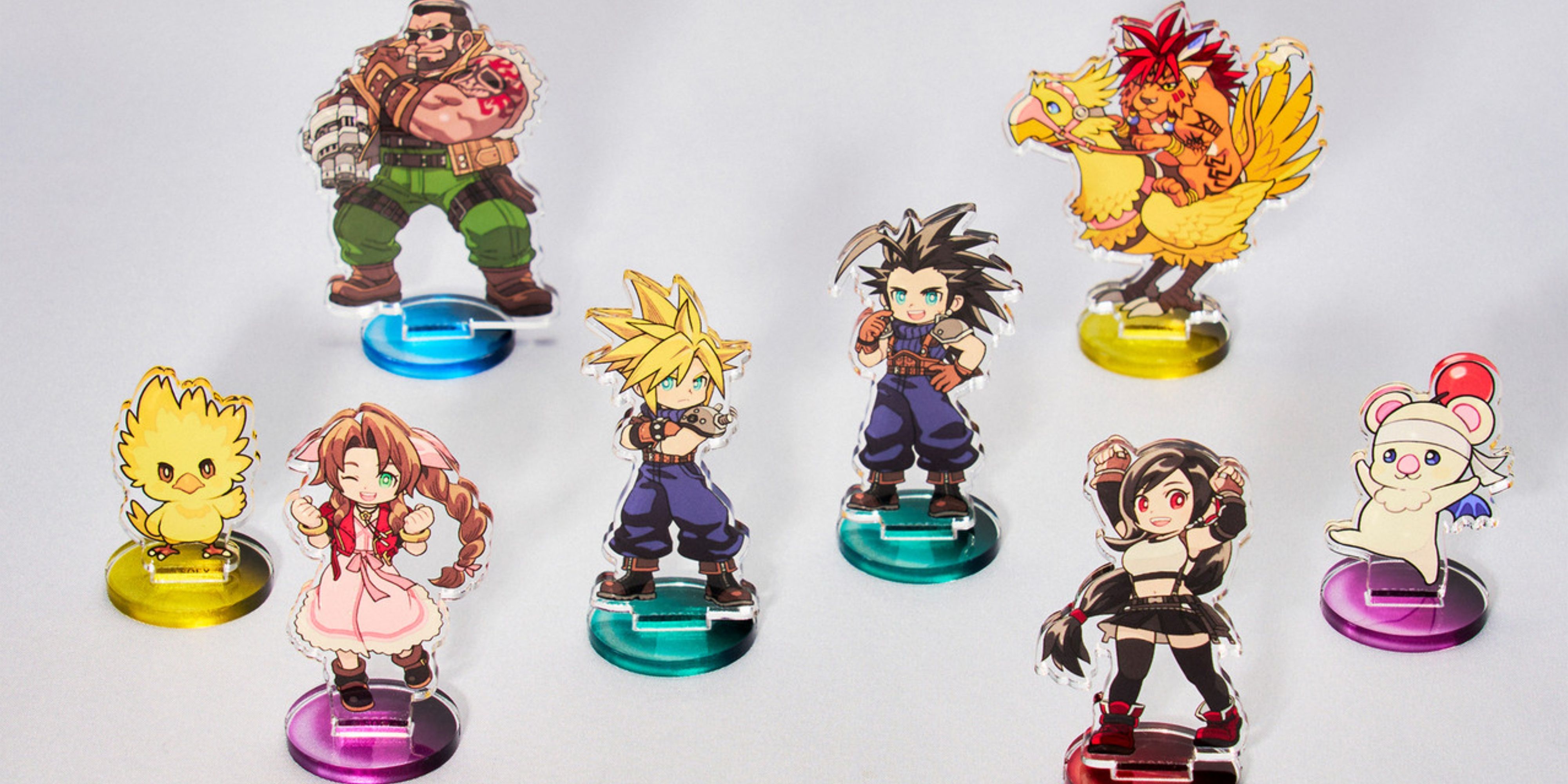 Final Fantasy 7 Rebirth's Acrylic Figures Sets Could Just Include Eight Clouds