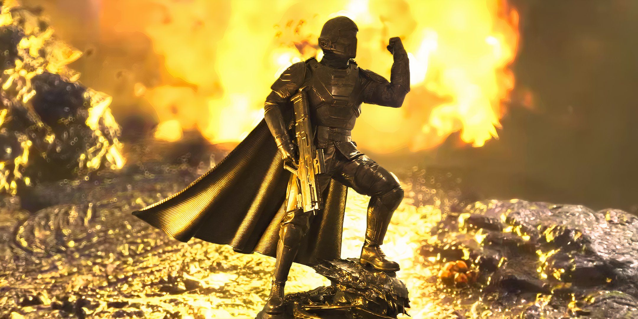 PlayStation Gifts Arrowhead A Life-Size John Helldiver Statue