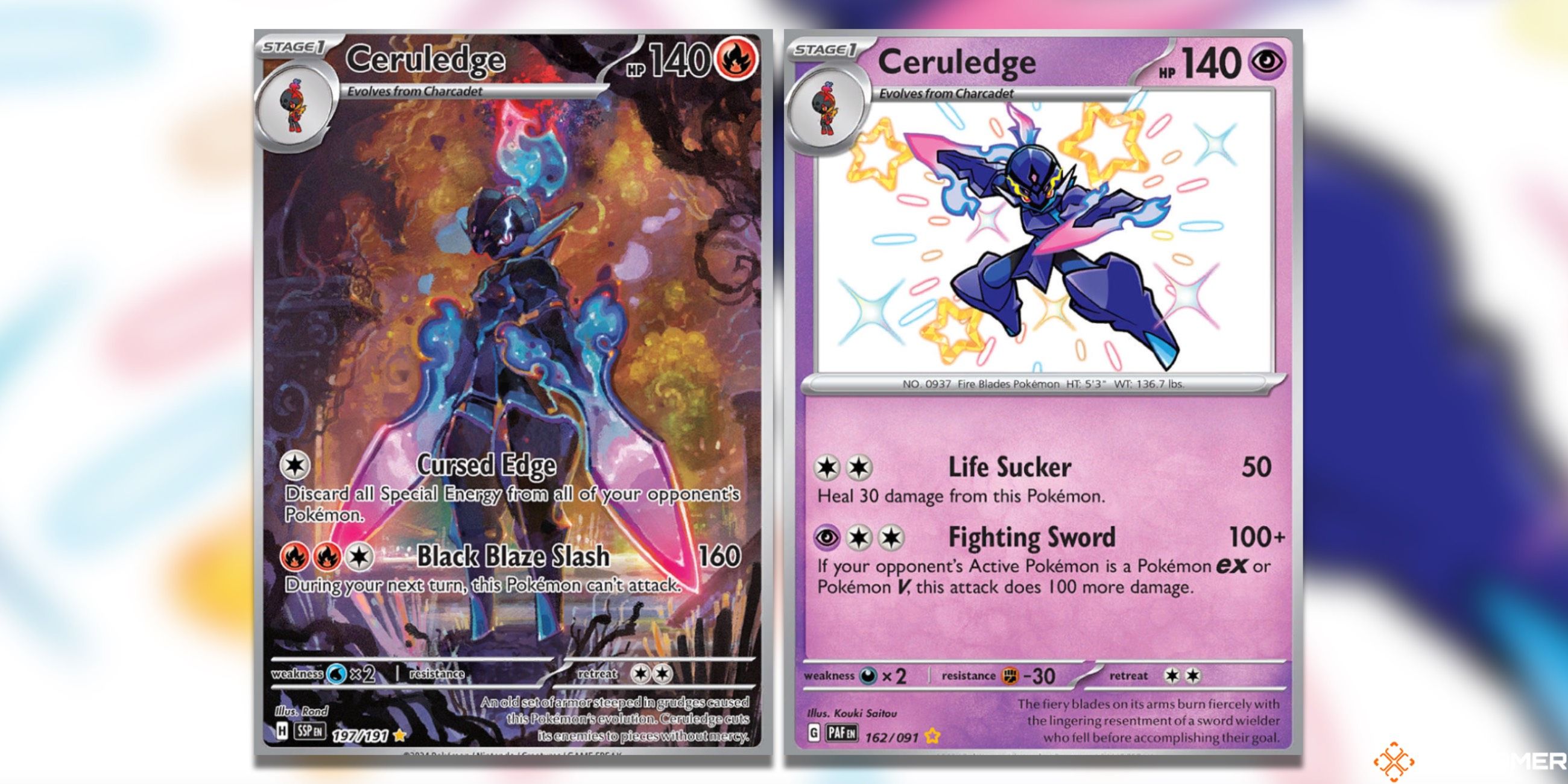 The Most Valuable Ceruledge Pokemon TCG Cards