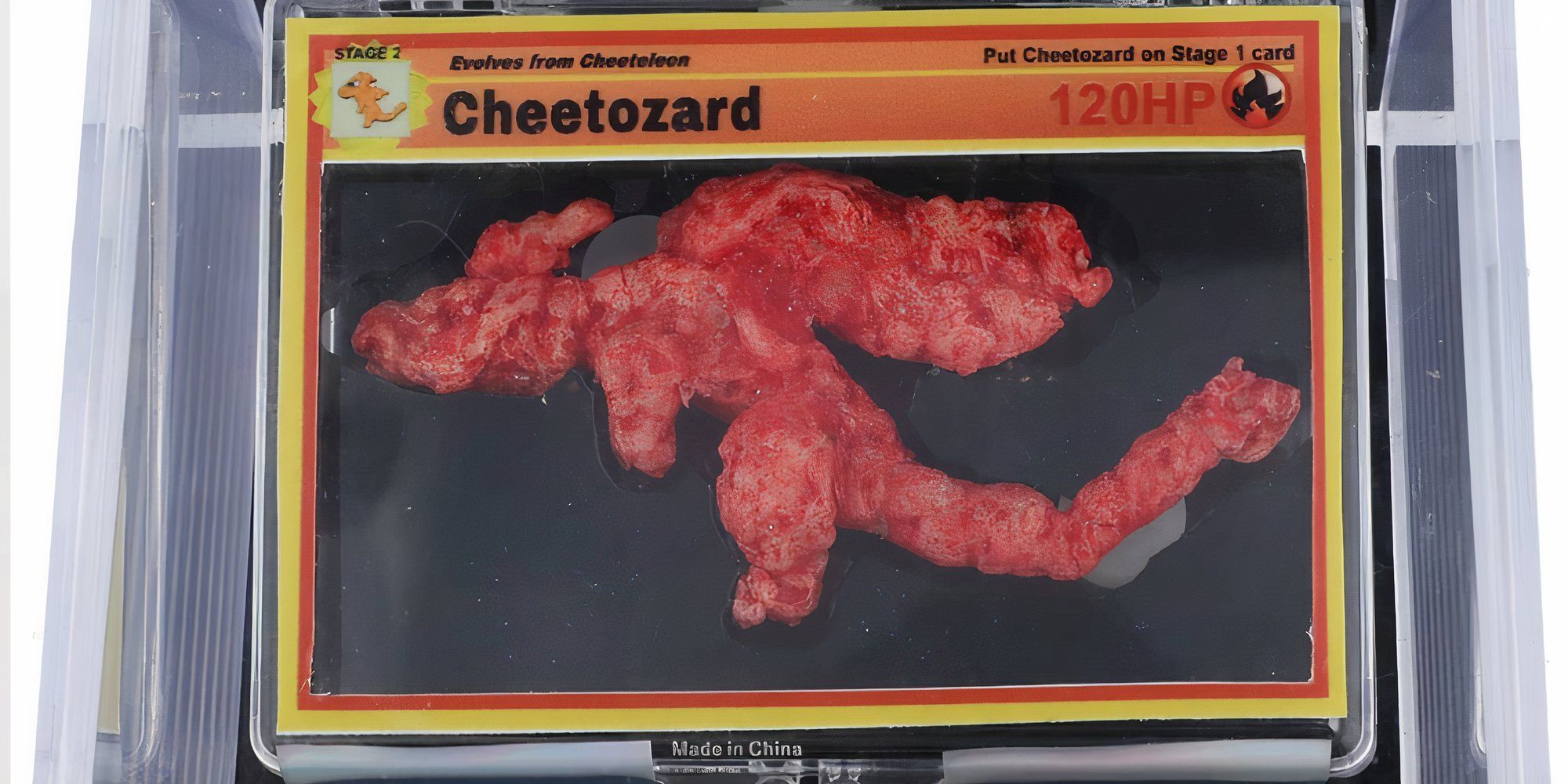 The Viral Charizard Hot Cheeto Has Sold For $72,000