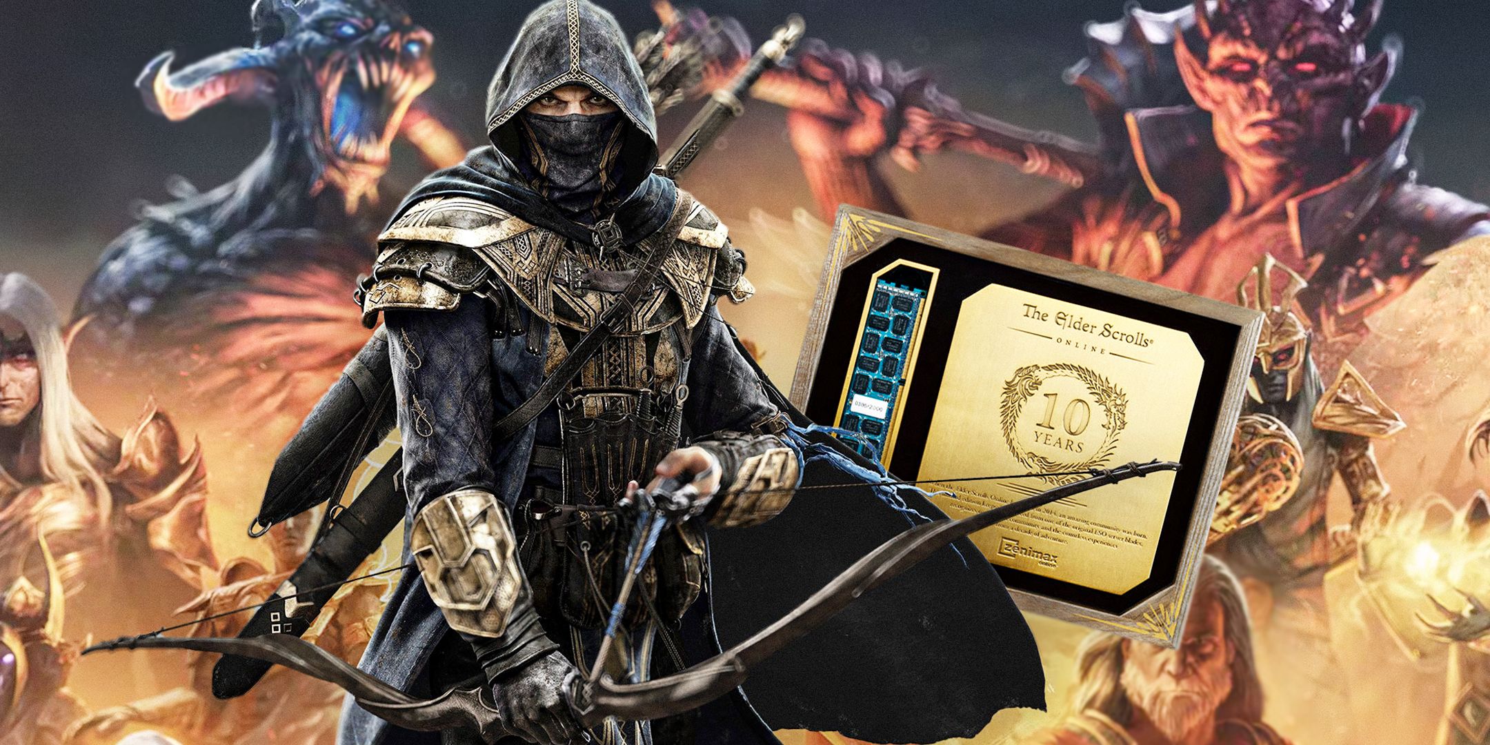 Elder Scrolls Online's 10-Year Anniversary Keepsake Is A $110 Piece Of The Original Server