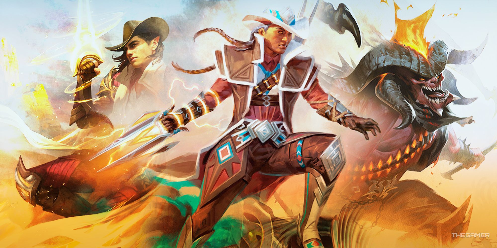Everything Revealed In Magic: The Gathering's Outlaws Of Thunder Junction Debut