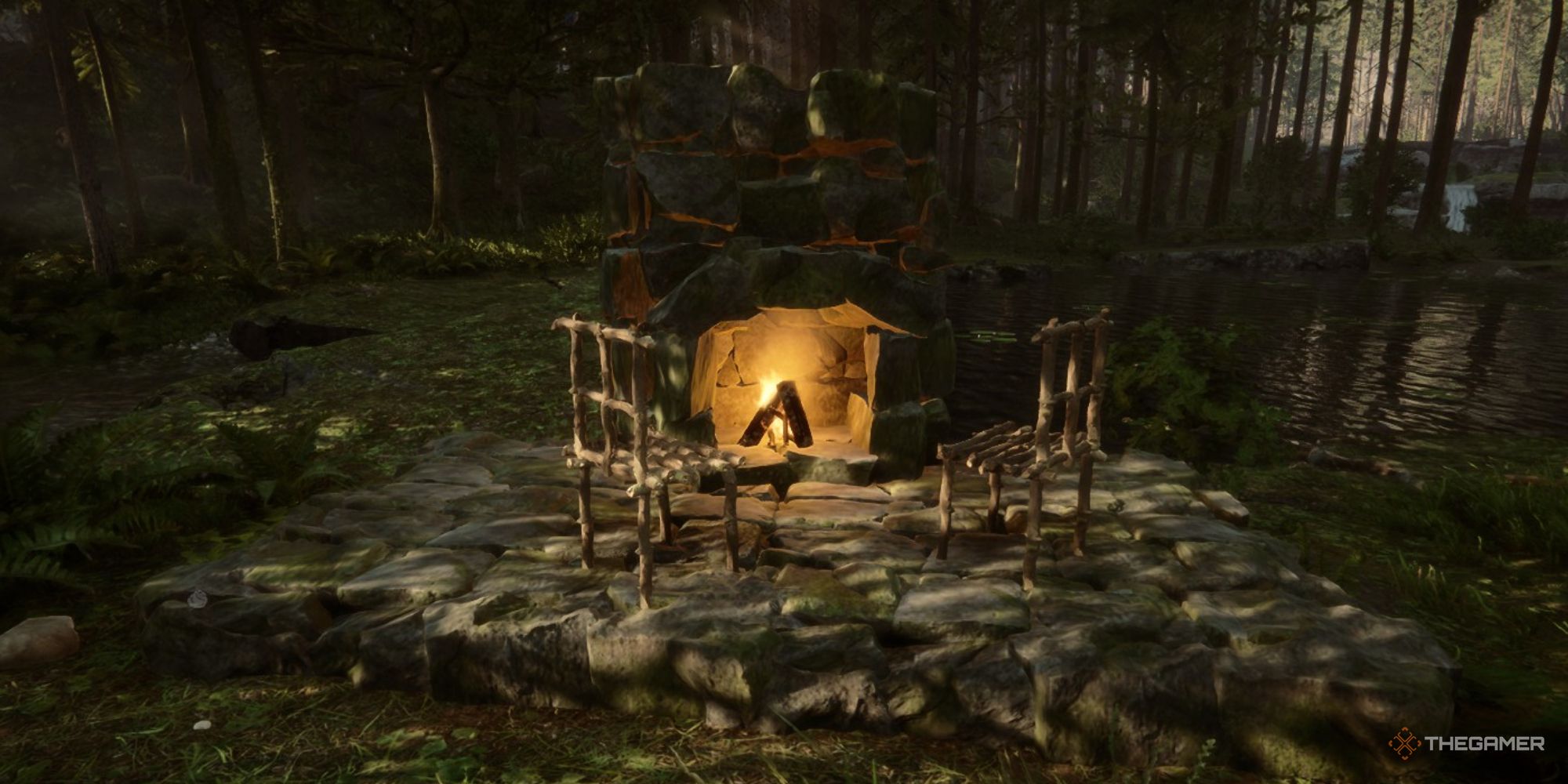 Sons Of The Forest: How To Build Stone Fireplace