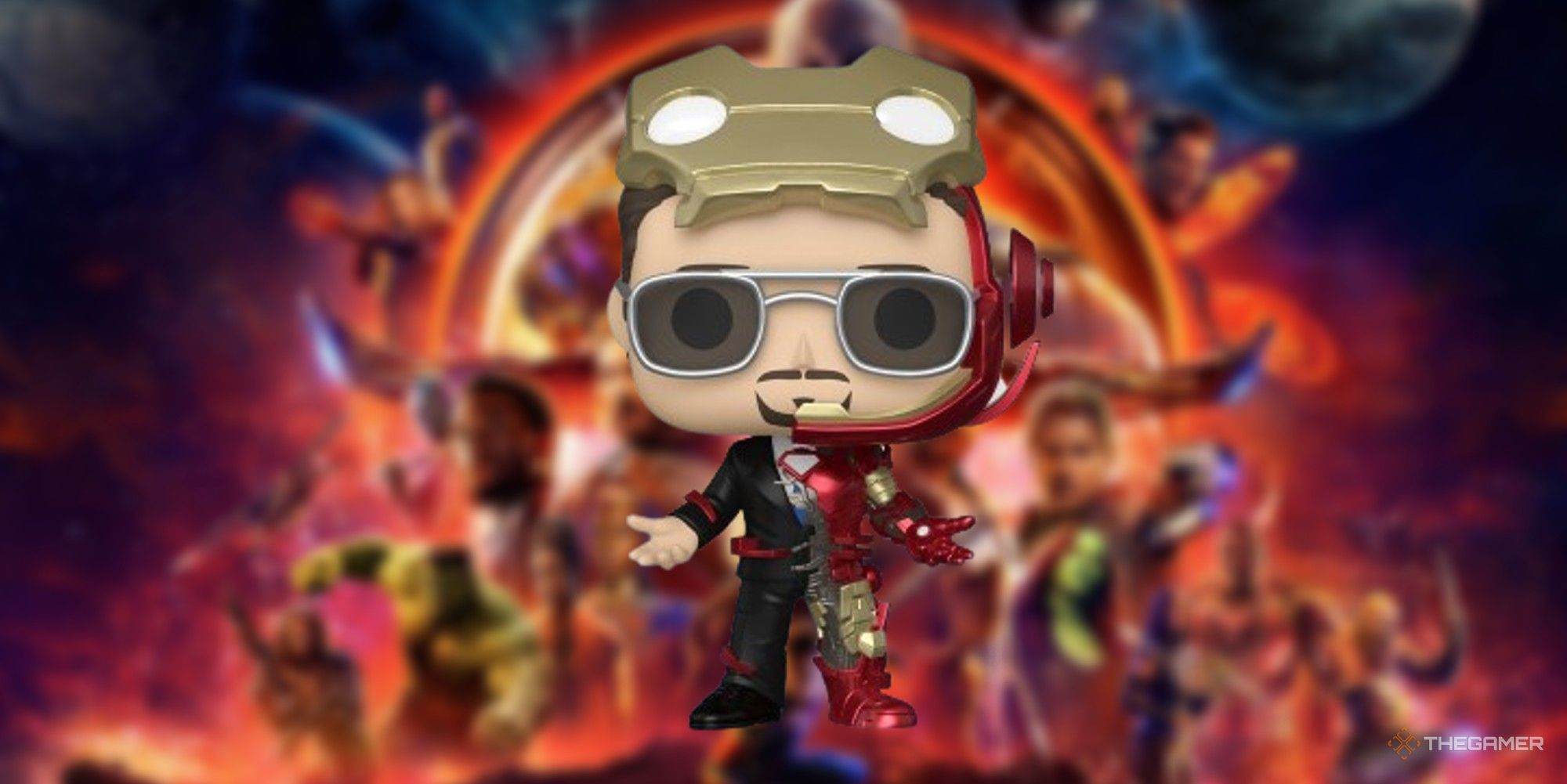 Iron Man Funko Pop! Shows Tony Stark Midway Through Suiting Up