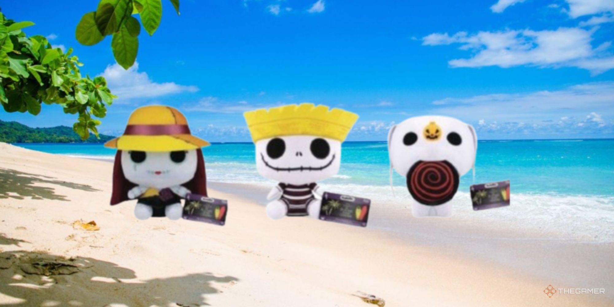 Nightmare Beofre Christmas Characters Are Beach-Ready Thanks To These New Plushes