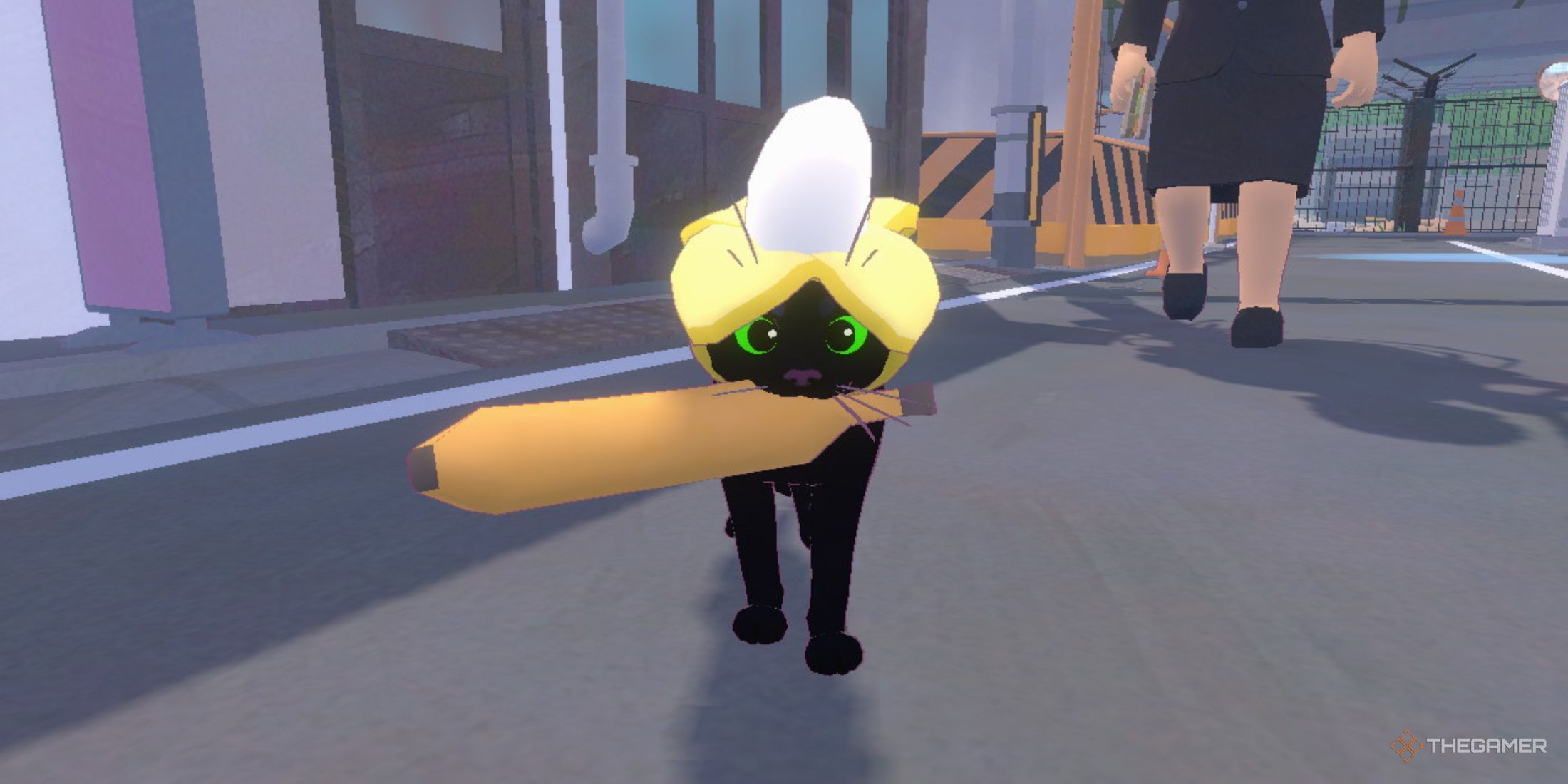 Little Kitty, Big City: How To Make A Human Slip On A Banana