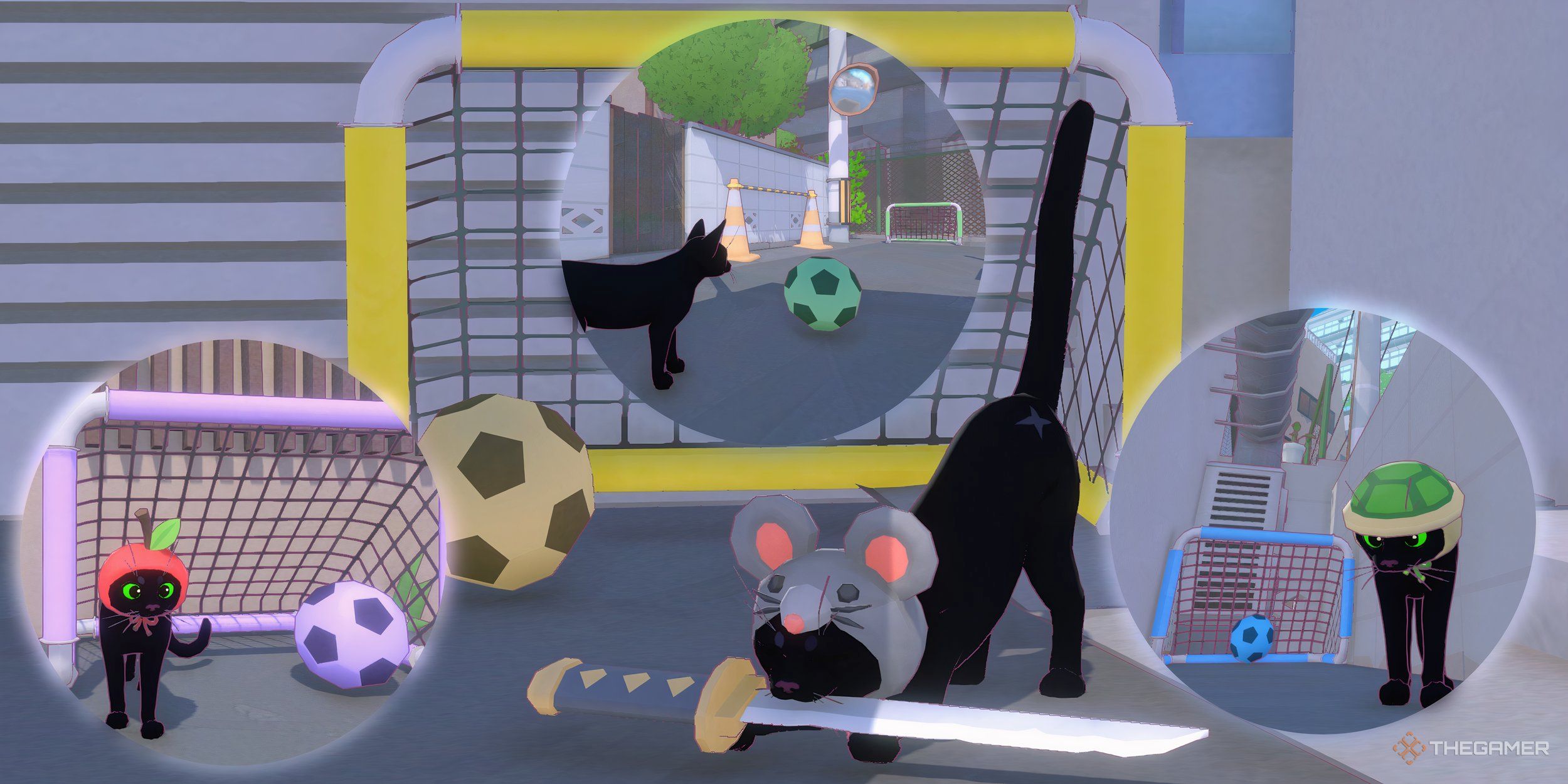Little Kitty, Big City: Soccer Goal Location Guide