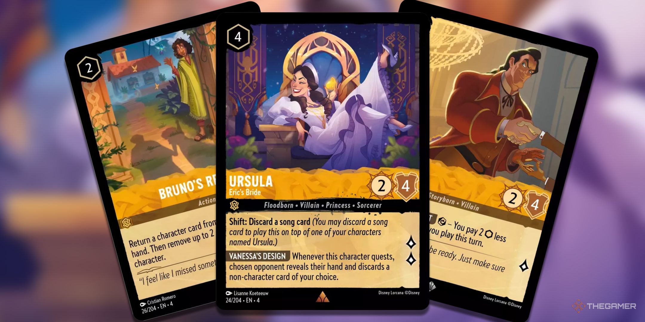 Disney Lorcana: 10 Best Amber Cards In Ursula's Return