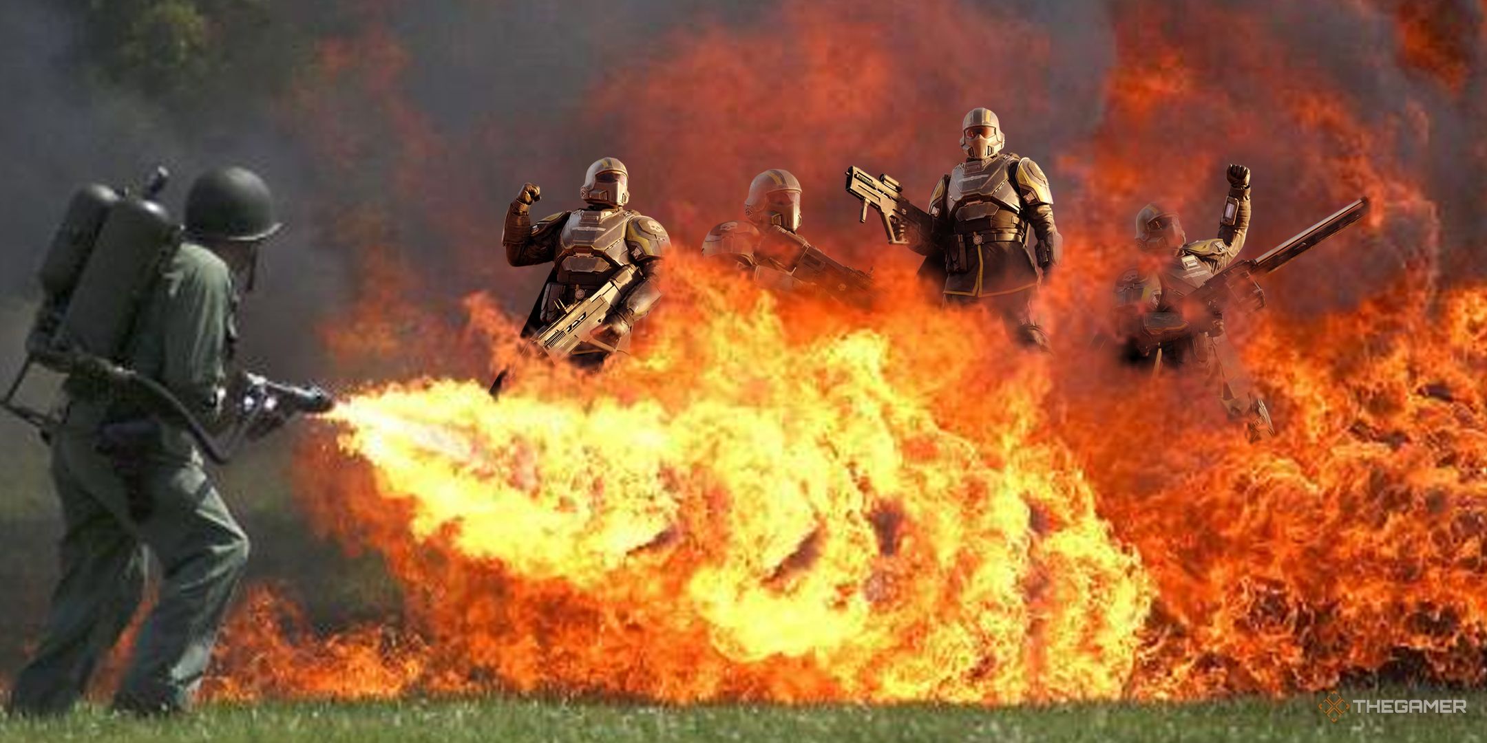 Helldivers 2 Leak Shows Automaton Flamethrowers