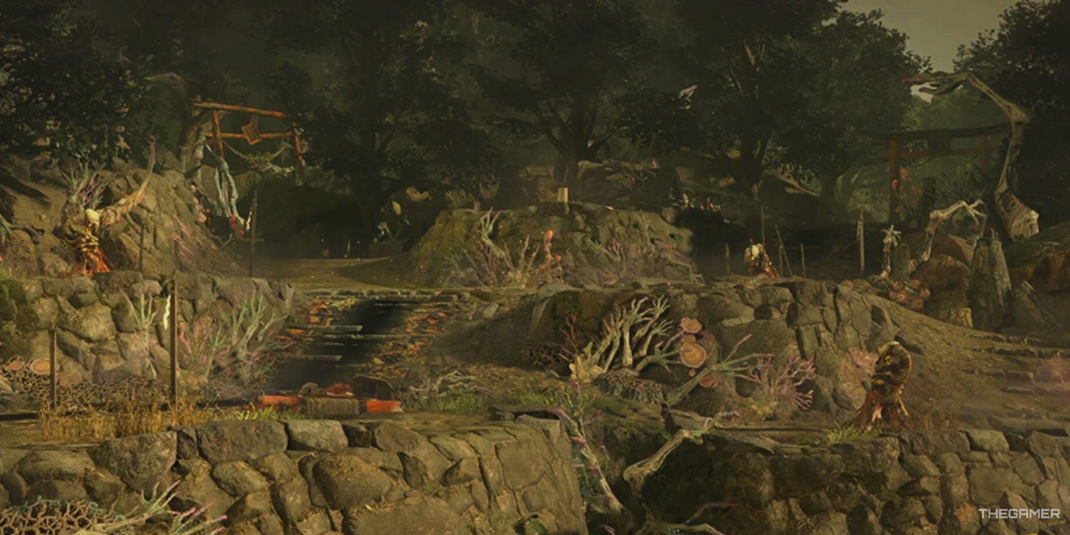 Kunitsu-Gami: Path Of The Goddess - Moegi Ridge Walkthrough