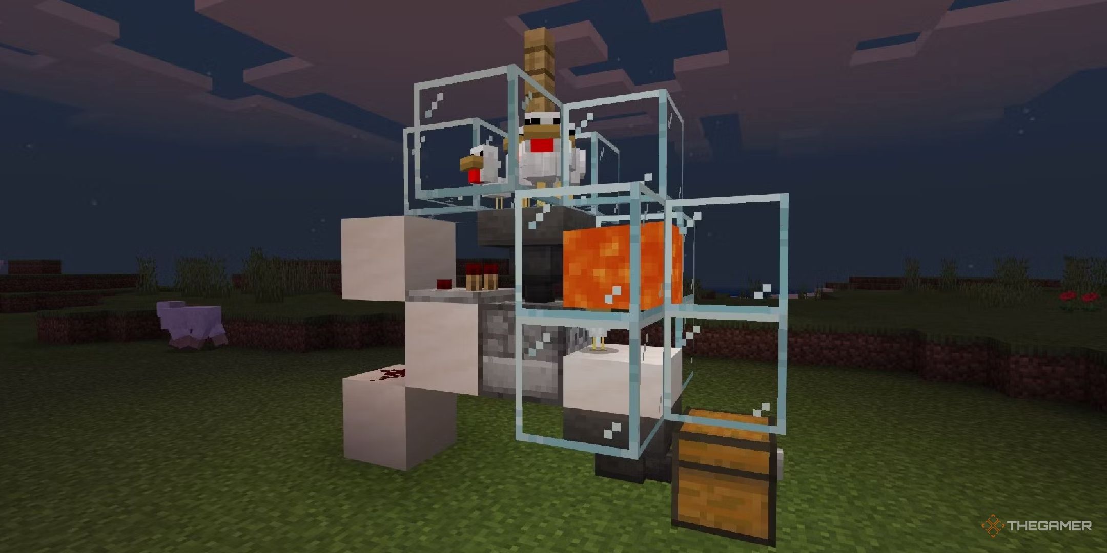 Minecraft: How To Build A Fully Automated Cooked Chicken Farm