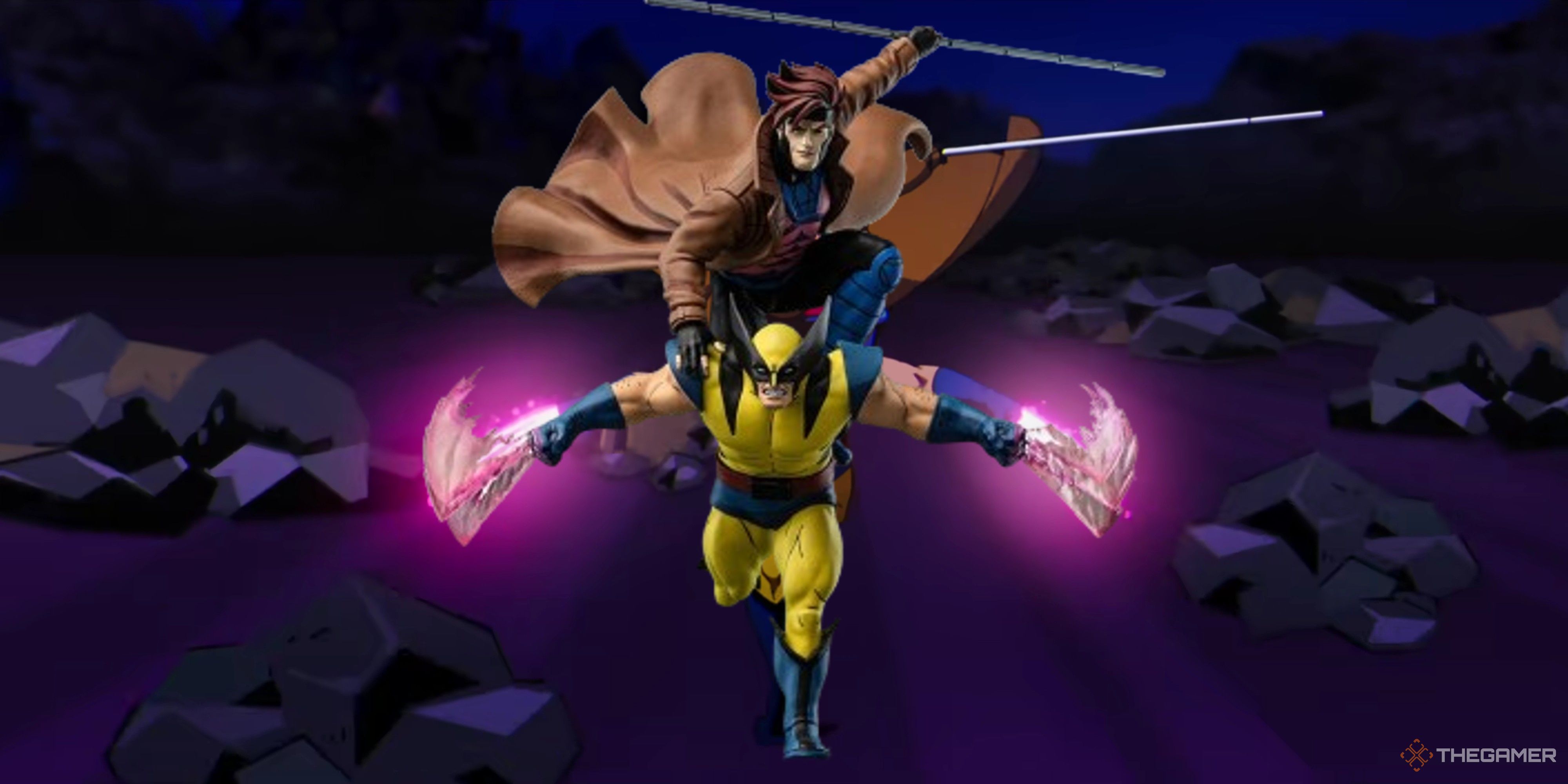 Gambit Charging Wolverine's Claws In X-Men '97 Is Now An Iron Stuios Statue