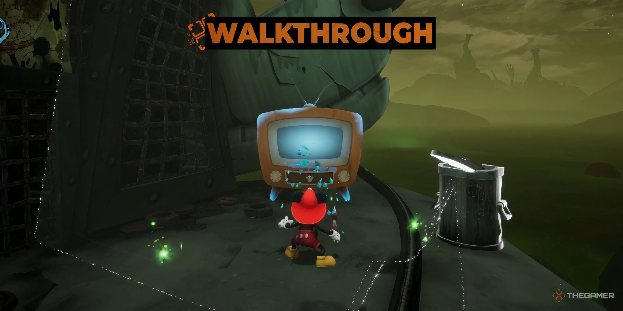 Disney Epic Mickey: Rebrushed - Power The Crane Quest Walkthrough