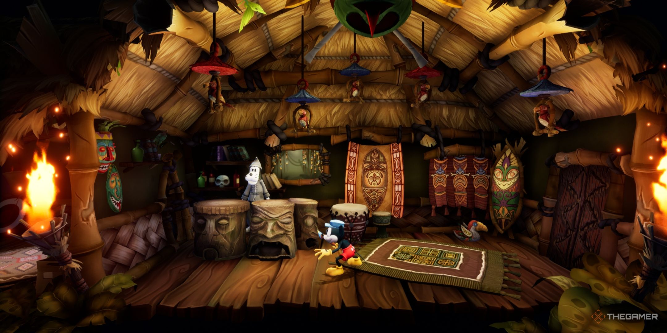 Disney Epic Mickey: Rebrushed - Tiki Sam's Mask Quest Walkthrough