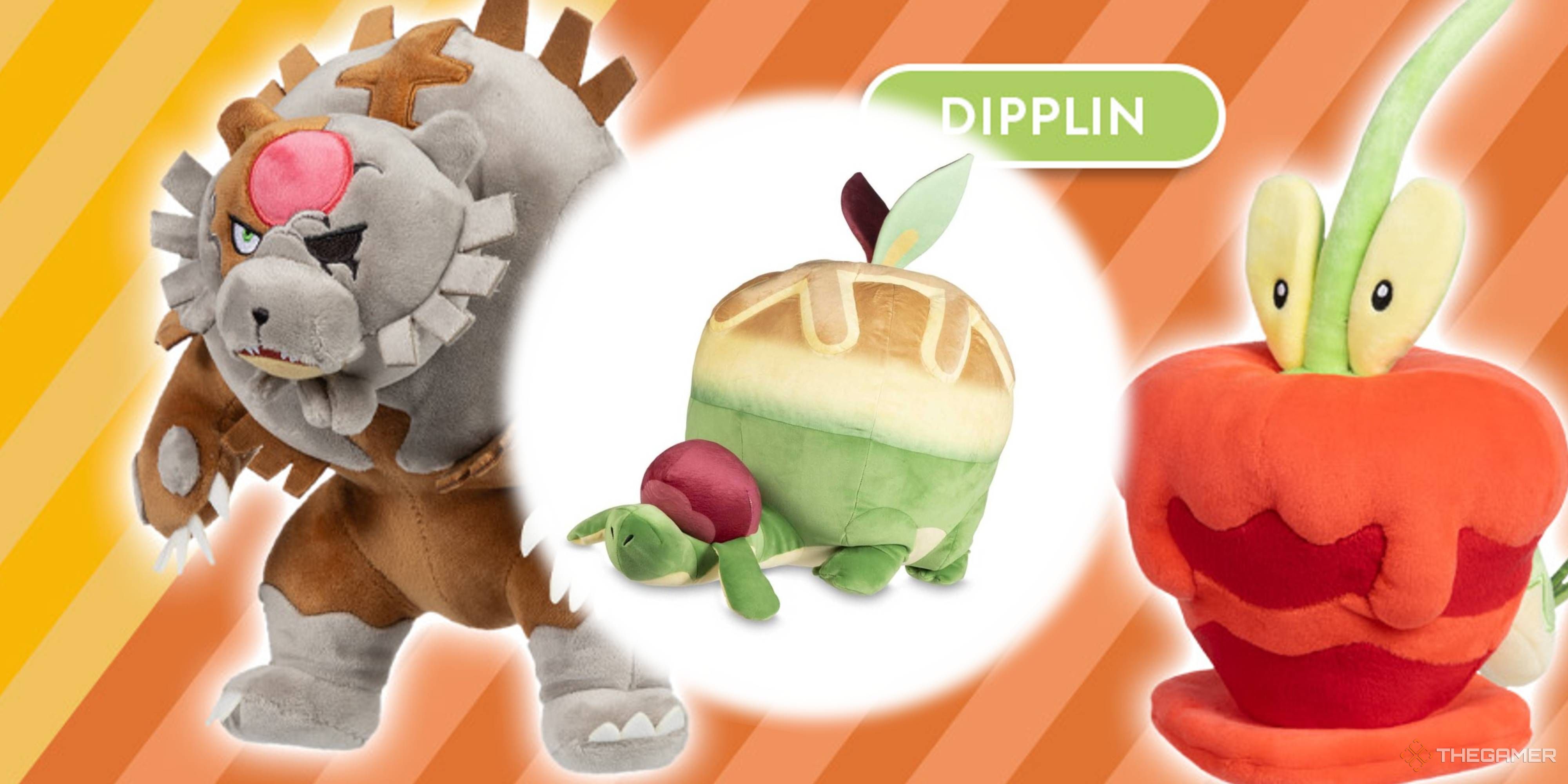 Pokemon Adds A Big Appletun And Three More New Additions To Its Plushes