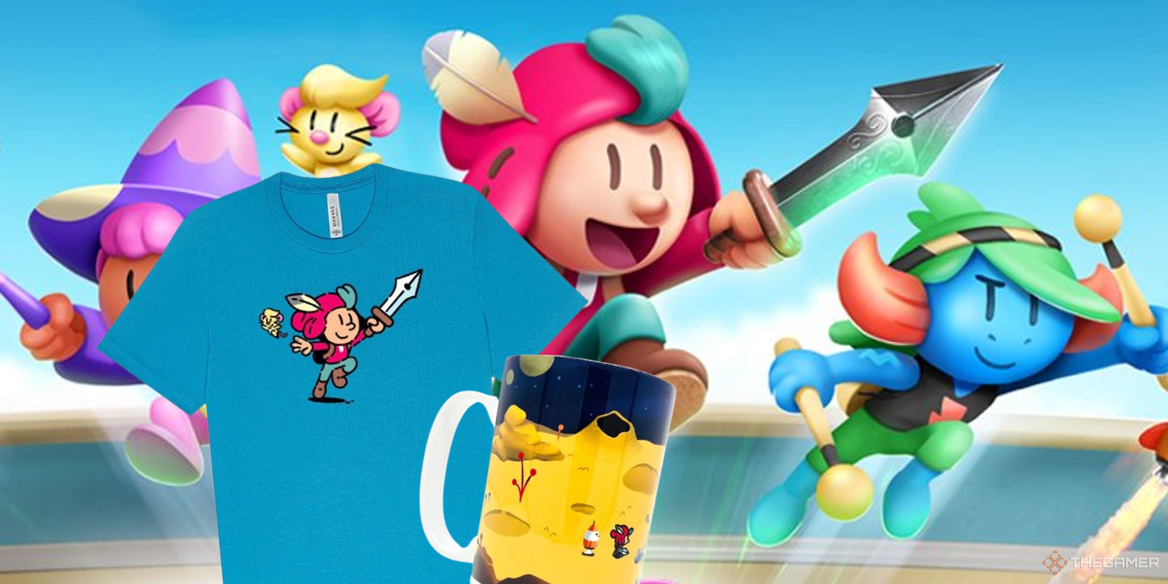 The Plucky Squire Has Jumped Out Of His Game And Onto Official Merch