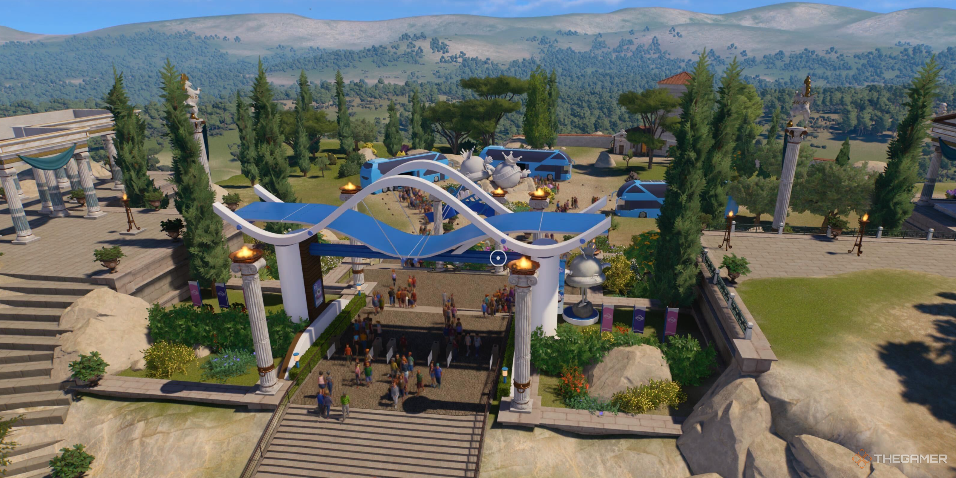 Planet Coaster 2: How To Build A Park Entrance