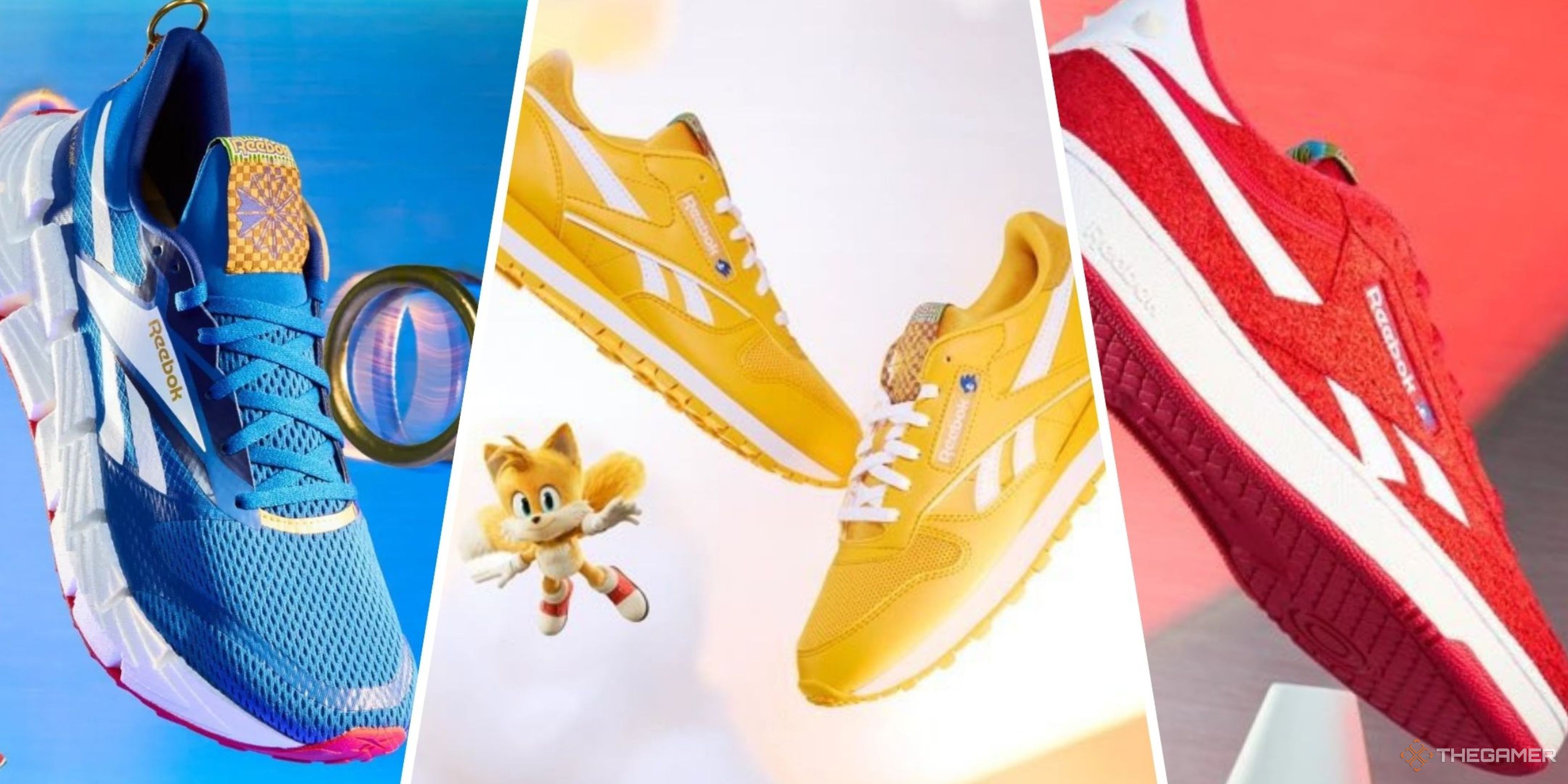 Sonic, Tails, And Knuckles Are All Getting Their Own Reebok Sneakers