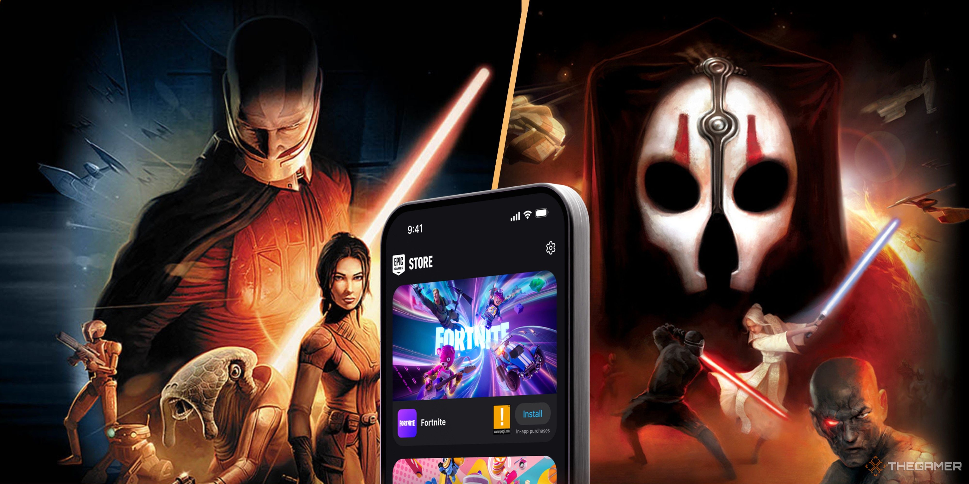 Both Knights Of The Old Republic Games Are Free To Claim On Epic's Mobile Store